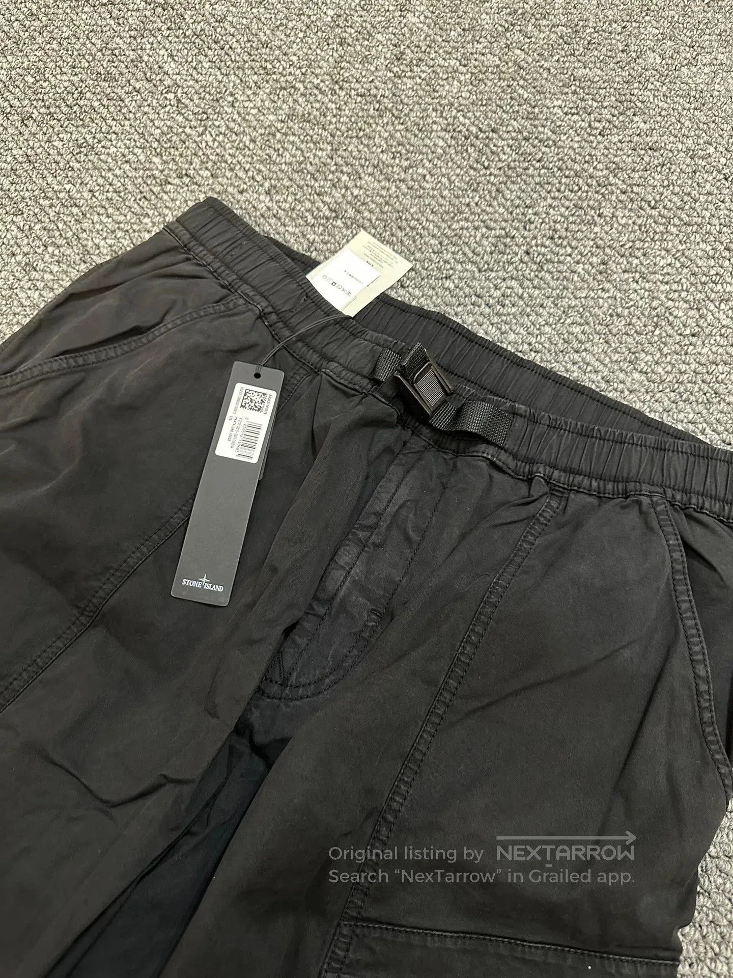 Stone Island black cargo pants by stone island. Size US 34 / EU 50 - 3 Thumbnail