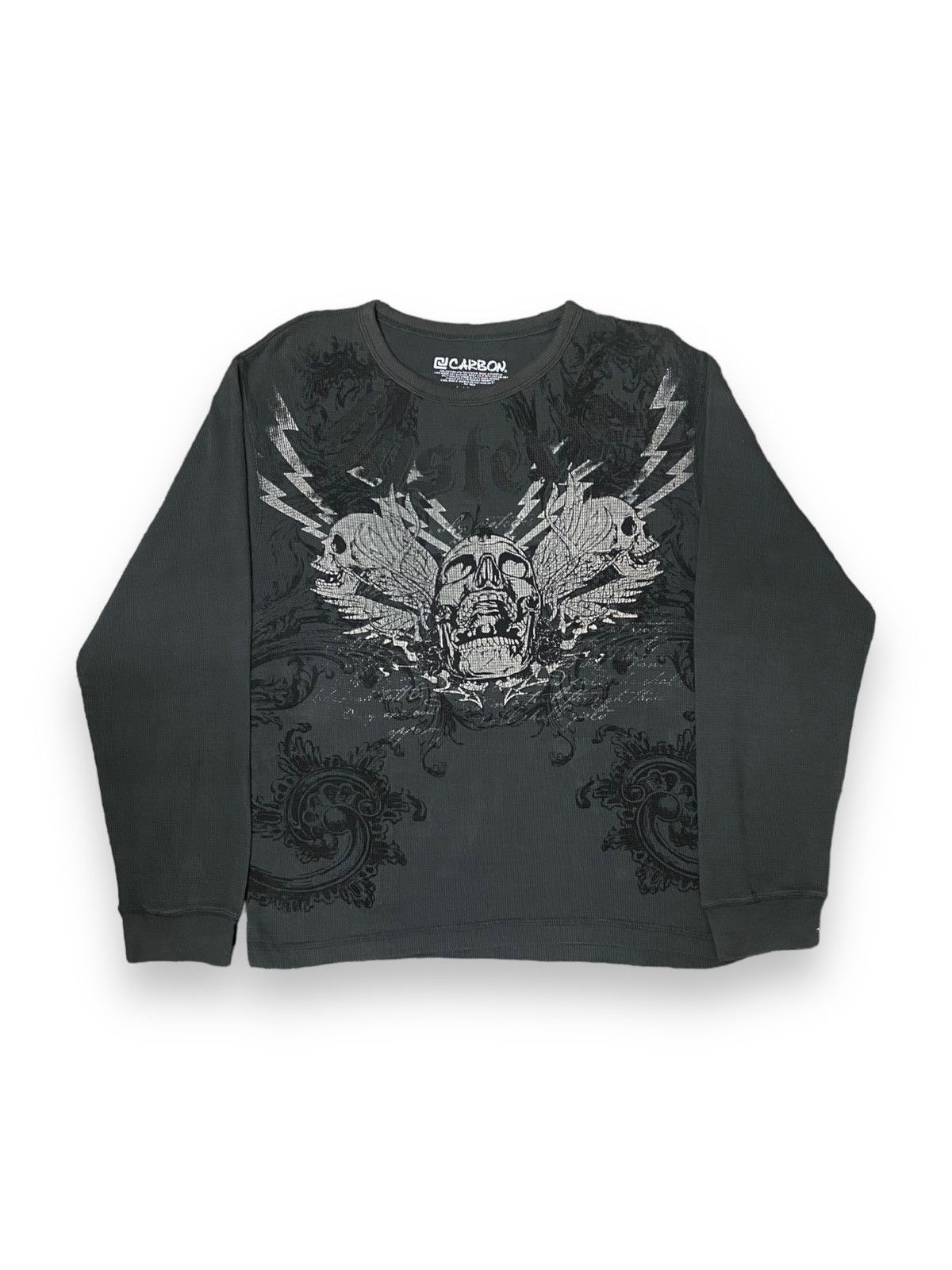 Affliction × Hysteric Glamour × If Six Was Nine Carbon Japan Art of Trio Skulls Scream Out For Sinners Size US L / EU 52-54 / 3 - 1 Thumbnail