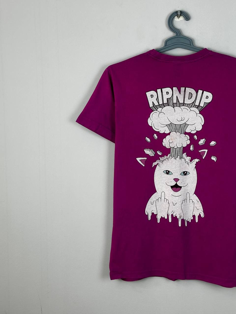 RIPNDIP Vintage Purple T-Shirt RipNDip Big Print Nerm Cat Size US M / EU 48-50 / 2 - 10 Thumbnail