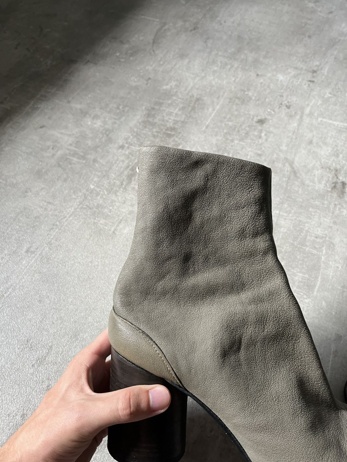 Maison Margiela Maison Margiela Tabi heel leather boots Size US 11 / IT 41 - 8 Thumbnail