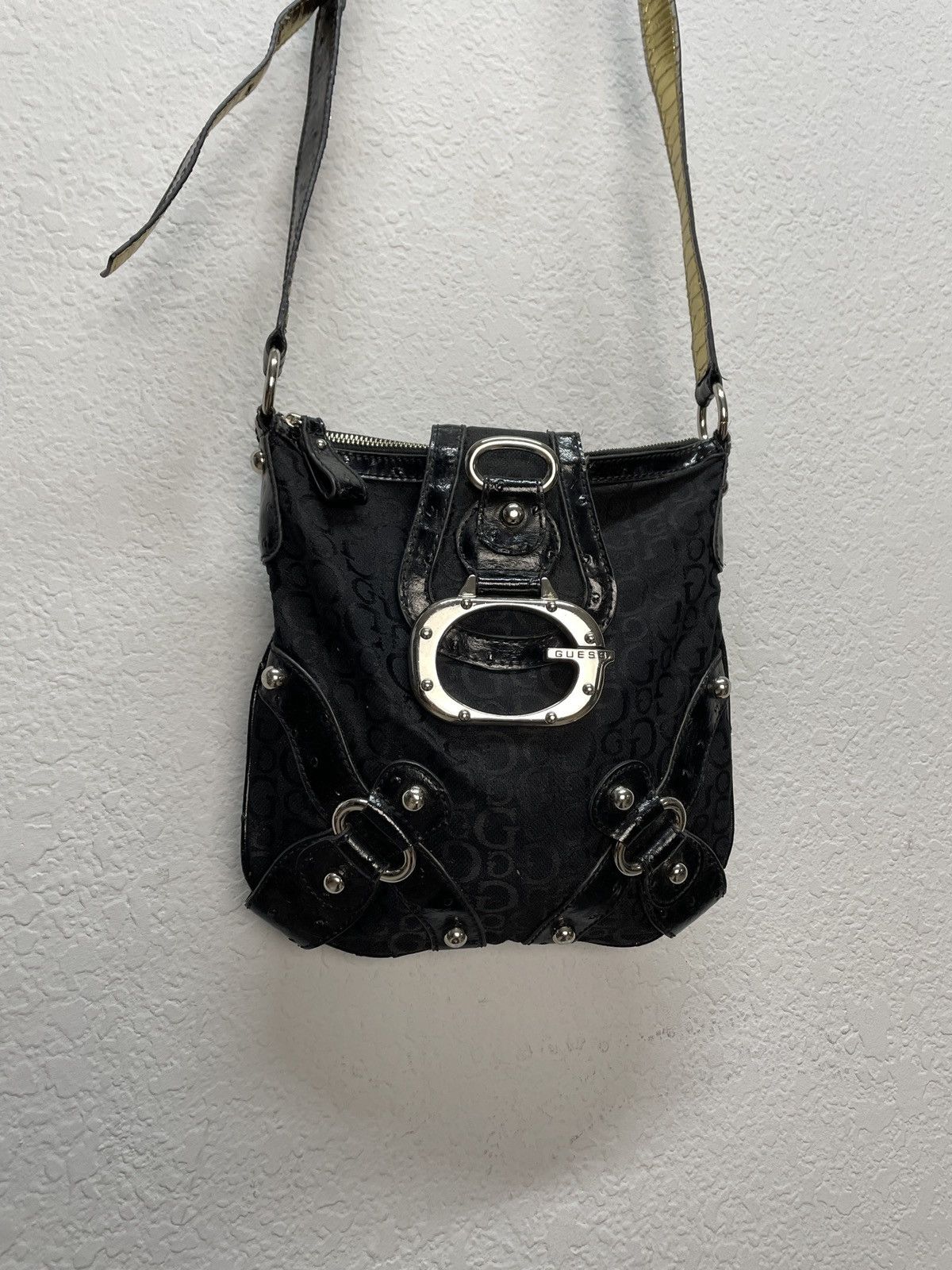 Guess × Vintage Rare🔥🔥 Y2K Vintage GUESS Baguette Shoulder Bag Denim Size ONE SIZE - 9 Thumbnail