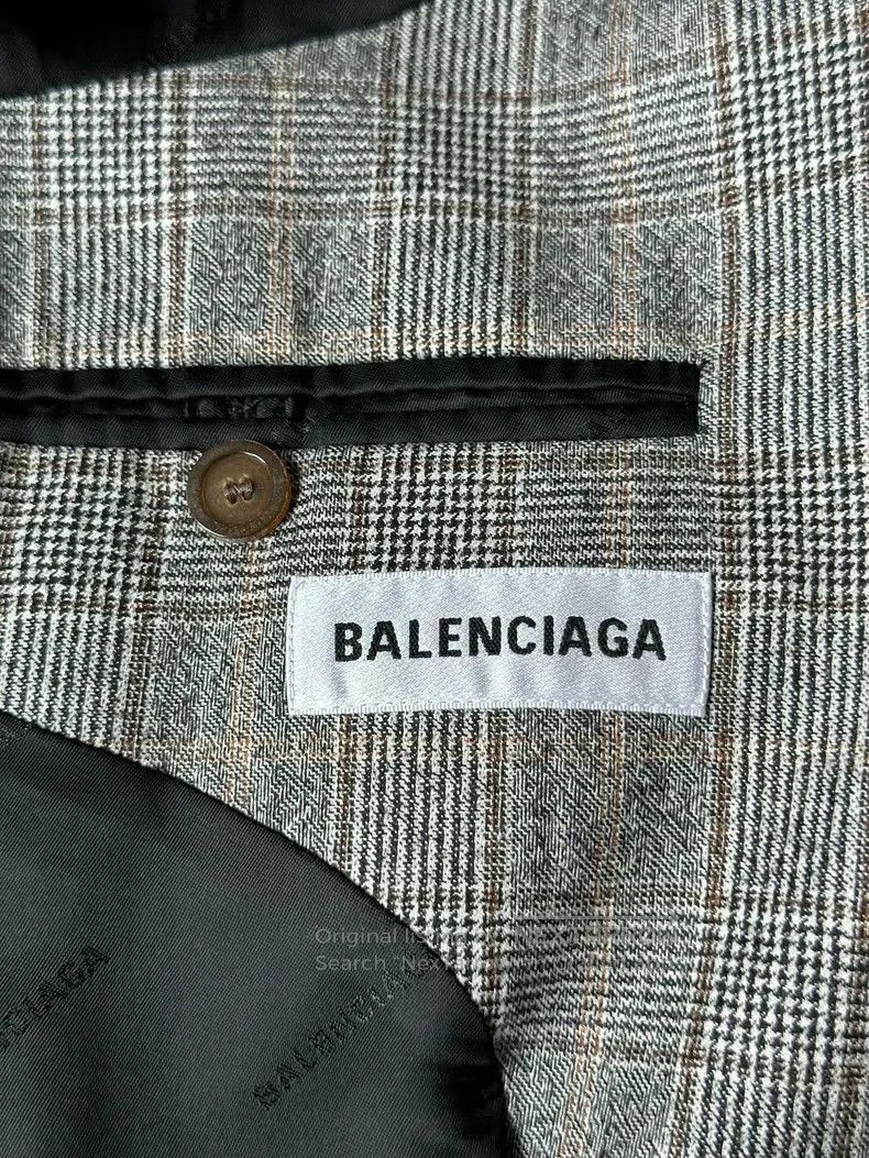 Other Balenciaga Check Sleeve Badge Blazer. Size US XS / EU 42 / 0 - 3 Thumbnail