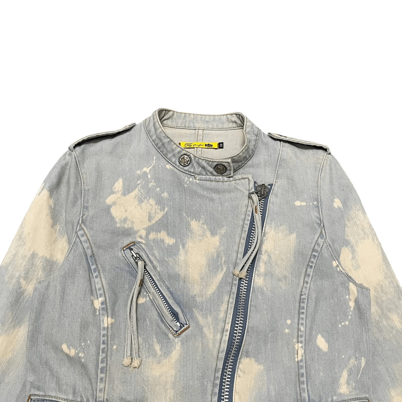 Le Grande Bleu (L.G.B.) FOL Filly O Lynx Denim Rider Jacket with Belt Size S / US 4 / IT 40 - 2 Thumbnail