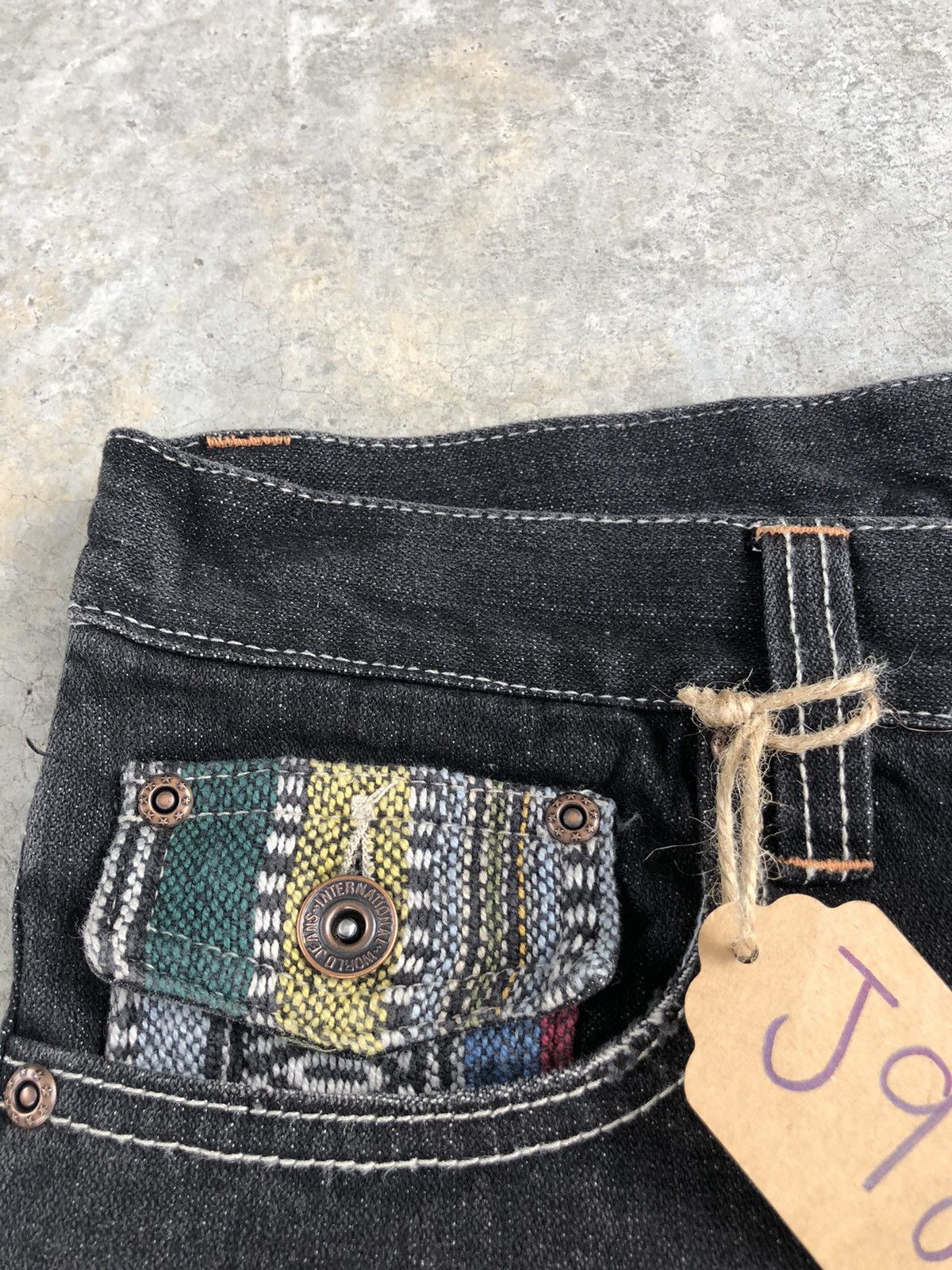If Six Was Nine Japanese Nylaus Flared Jeans Distressed Navajo Size US 30 / EU 46 - 14 Thumbnail