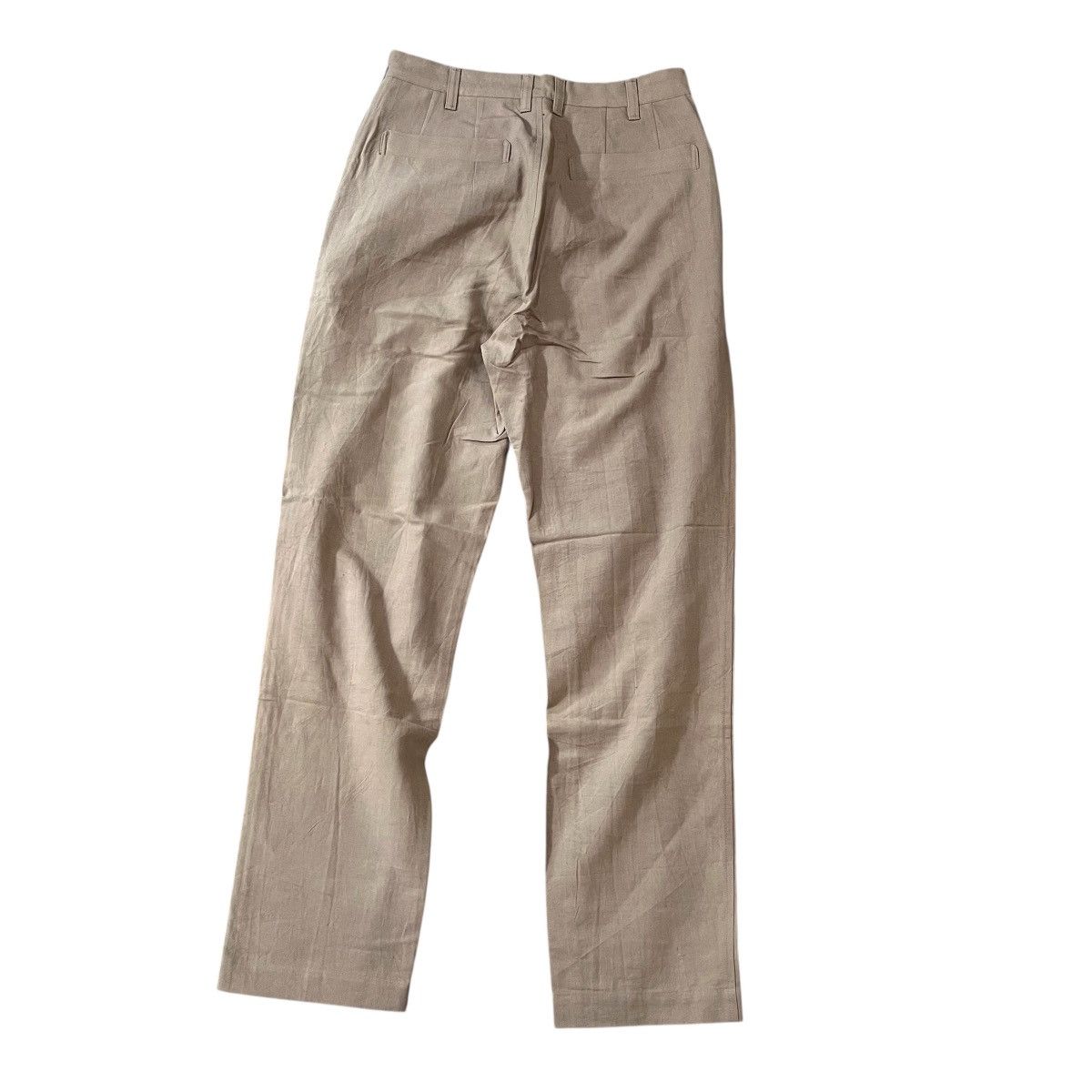Issey Miyake Vintage issey miyake cream straight work trousers Size US 27 - 6 Thumbnail