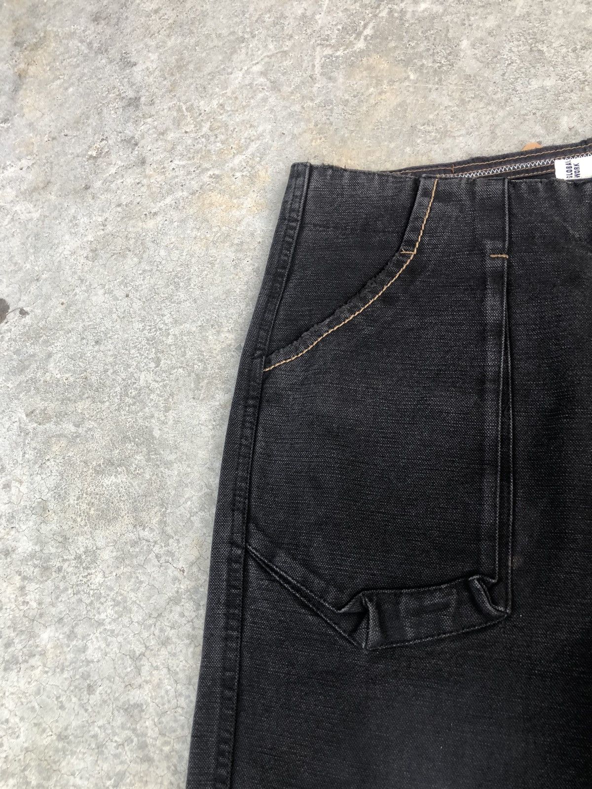 Japanese Brand Japanese Global Work Distressed Baker Pant Size US 31 - 14 Thumbnail