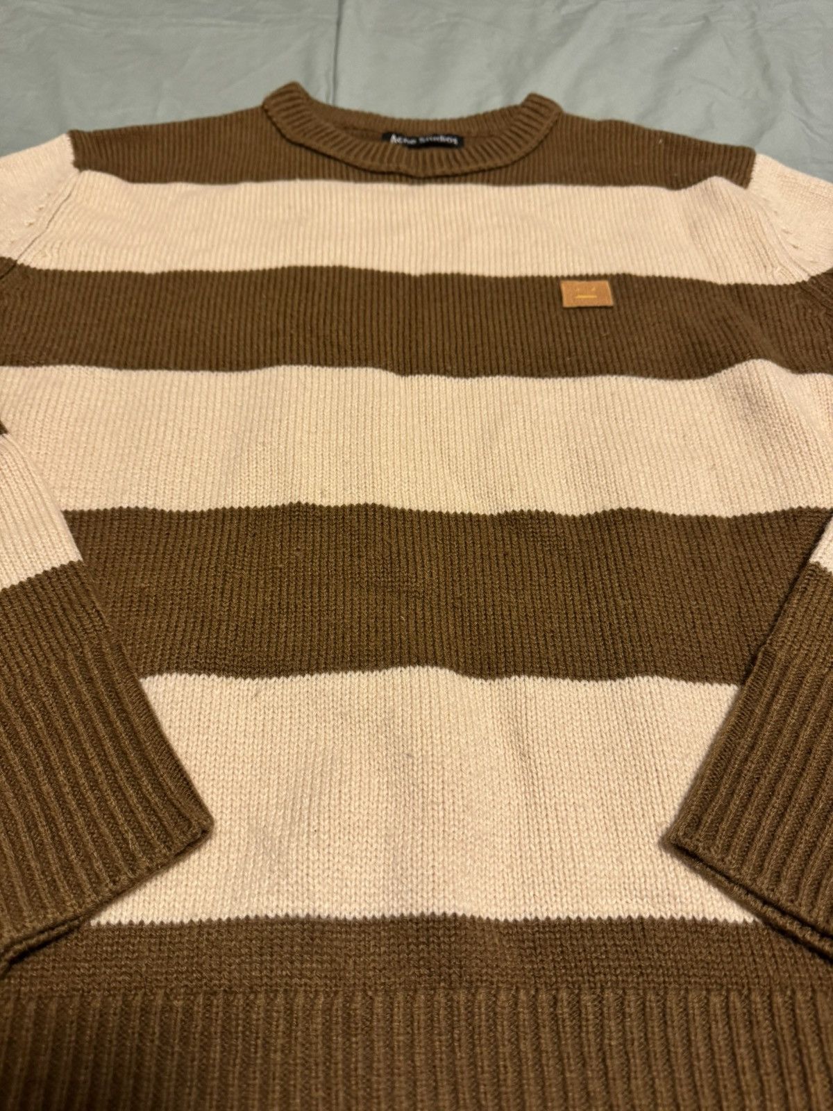 Acne Studios Acne Studios Size XS Oversized Stripped Crewneck Sweater Size XS / US 0-2 / IT 36-38 - 5 Thumbnail