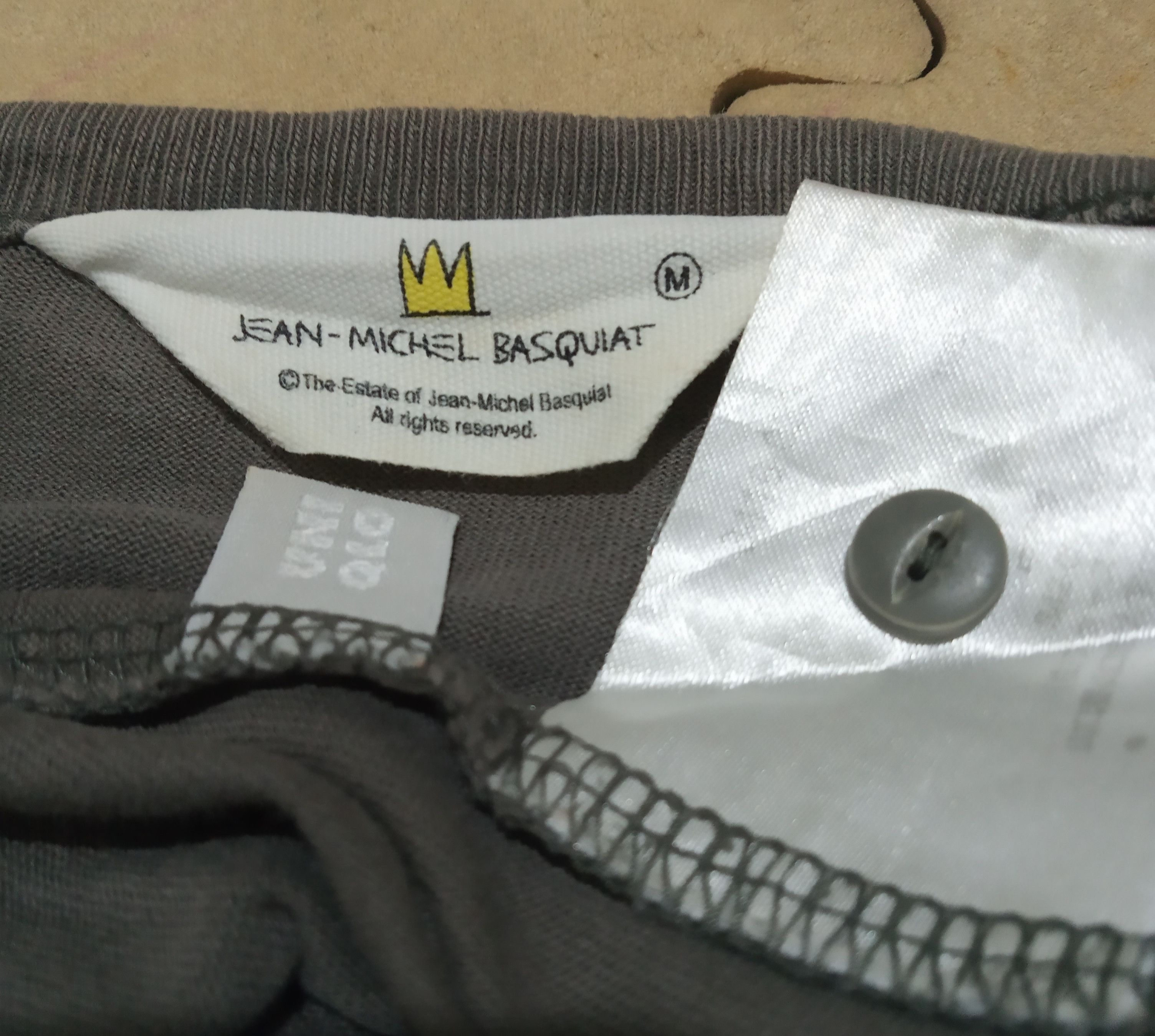 Japanese Brand Jean Michel Basquiat "Pop Art" Medium Grey Size US M / EU 48-50 / 2 - 4 Thumbnail