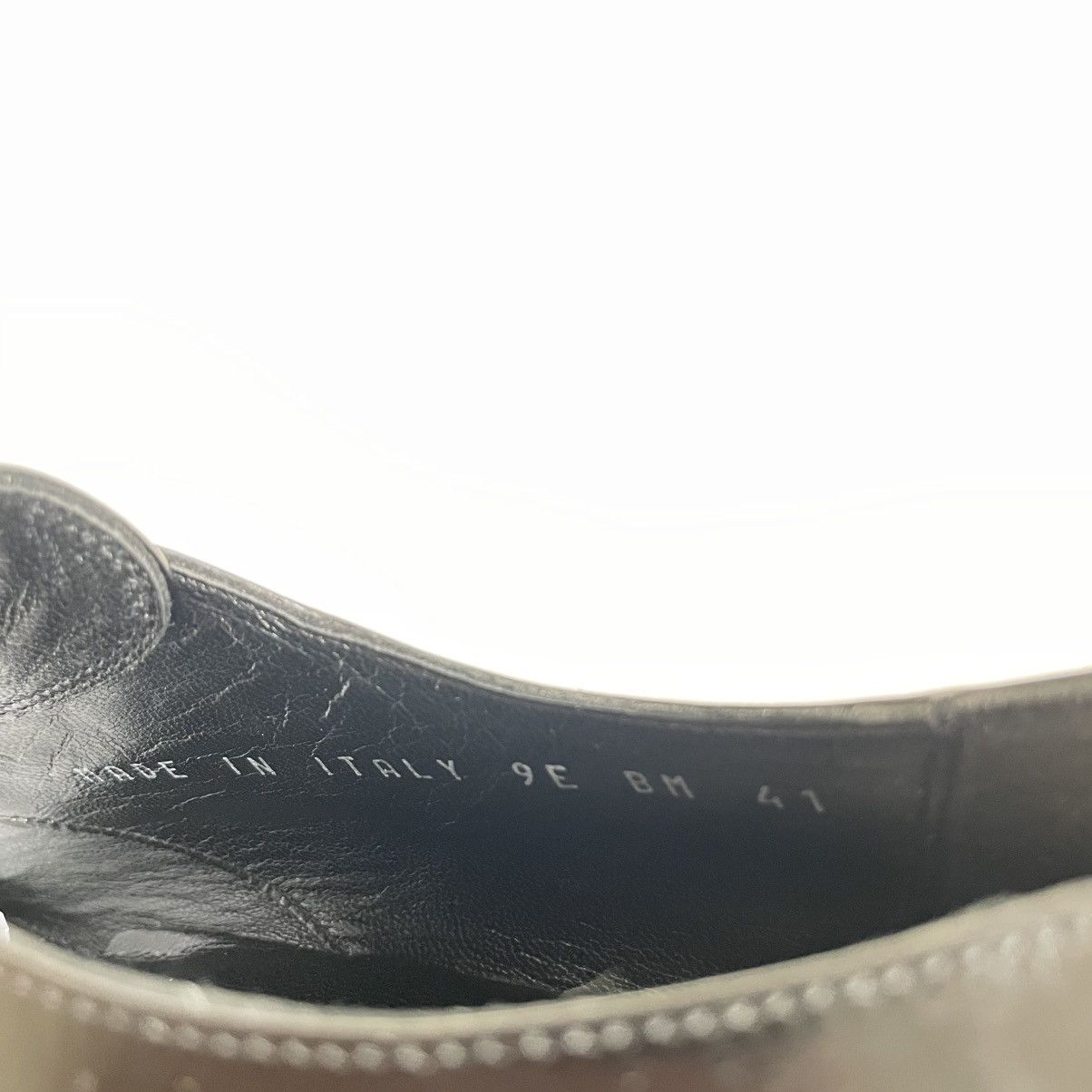Dior Black Leather ‘Low Profile’ Derby Shoes Size US 8 / EU 41 - 17 Thumbnail
