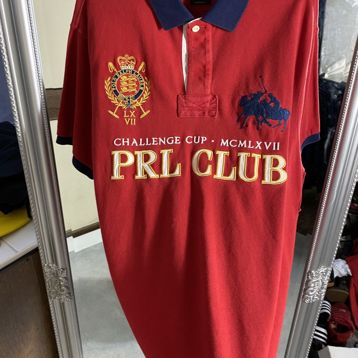 Polo Ralph Lauren Polo Ralph Lauren polo 3 Chief Keef big logo Size US XL / EU 56 / 4 - 4 Thumbnail