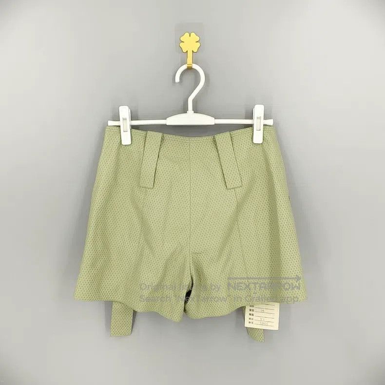 Fendi Fendi SS23 leather mid-rise drawstring cargo casual shorts Size 42" / US 20 - 2 Thumbnail