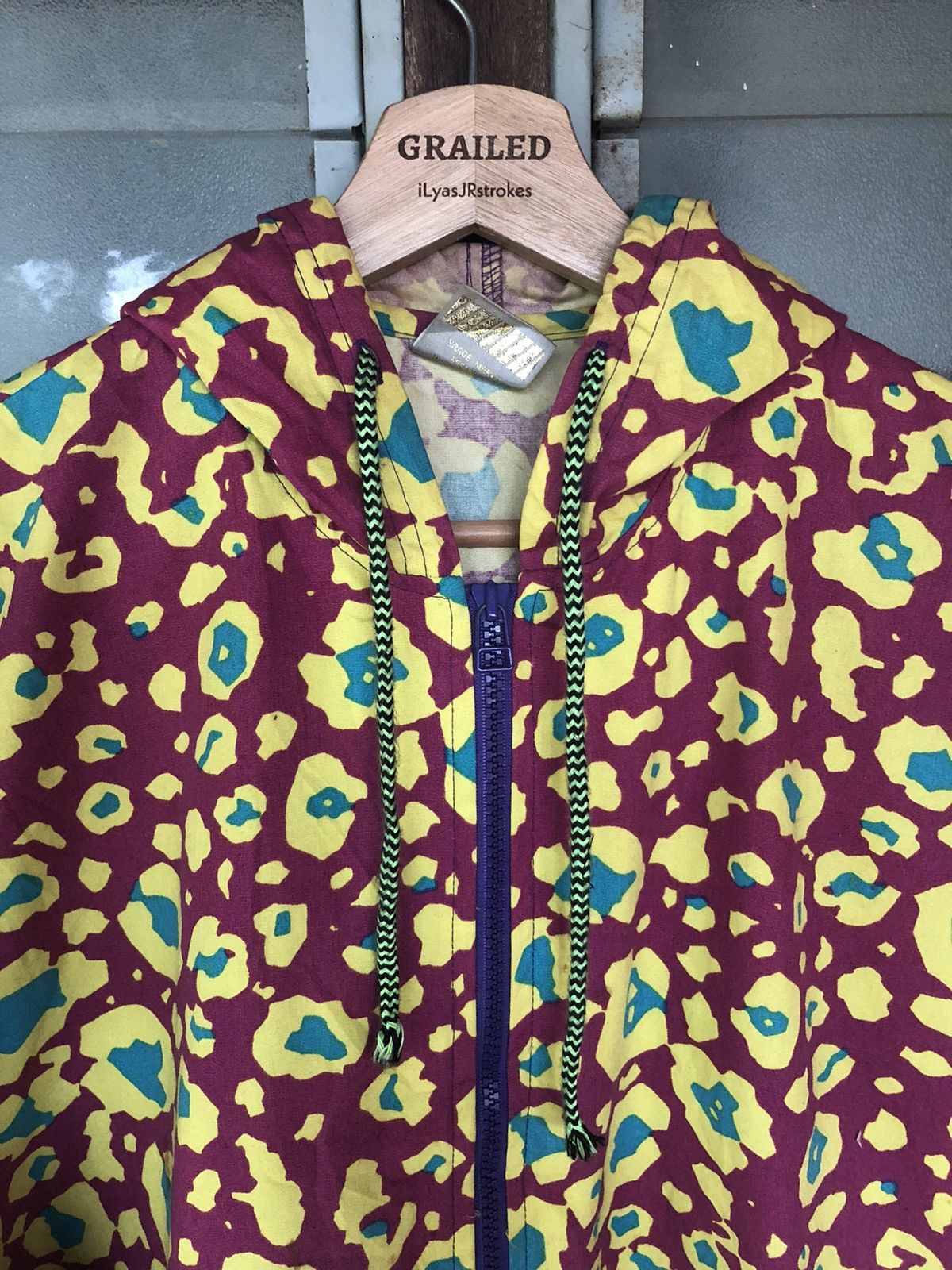 14th Addiction × If Six Was Nine × Japanese Brand Vintage Bistral Hyper Control Overprint Hoodie Jacket Size US L / EU 52-54 / 3 - 14 Thumbnail