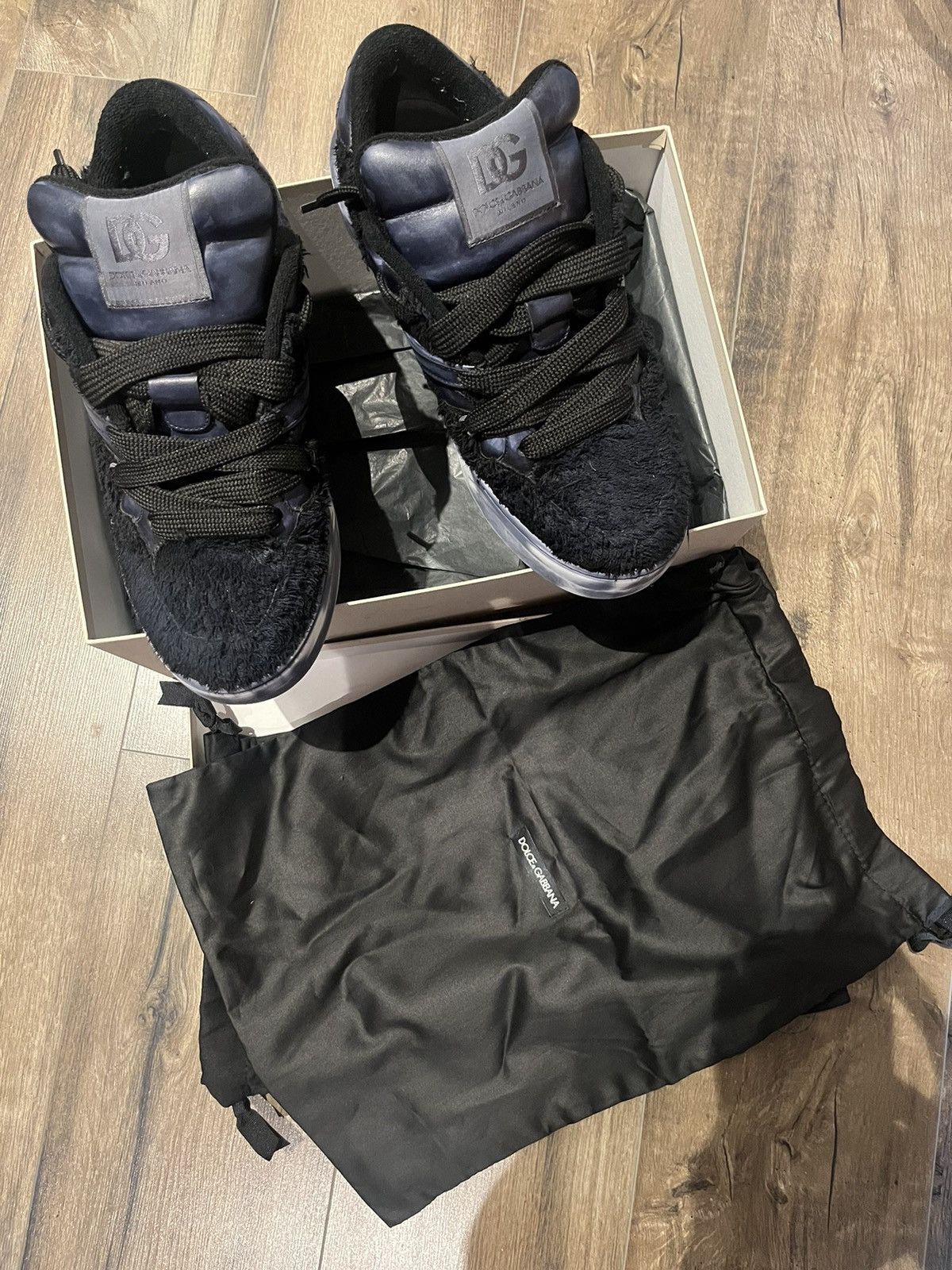 Dolce & Gabbana Dolce & Gabbana New Roma panelled sneakers Size US 12 / EU 45 - 1 Thumbnail