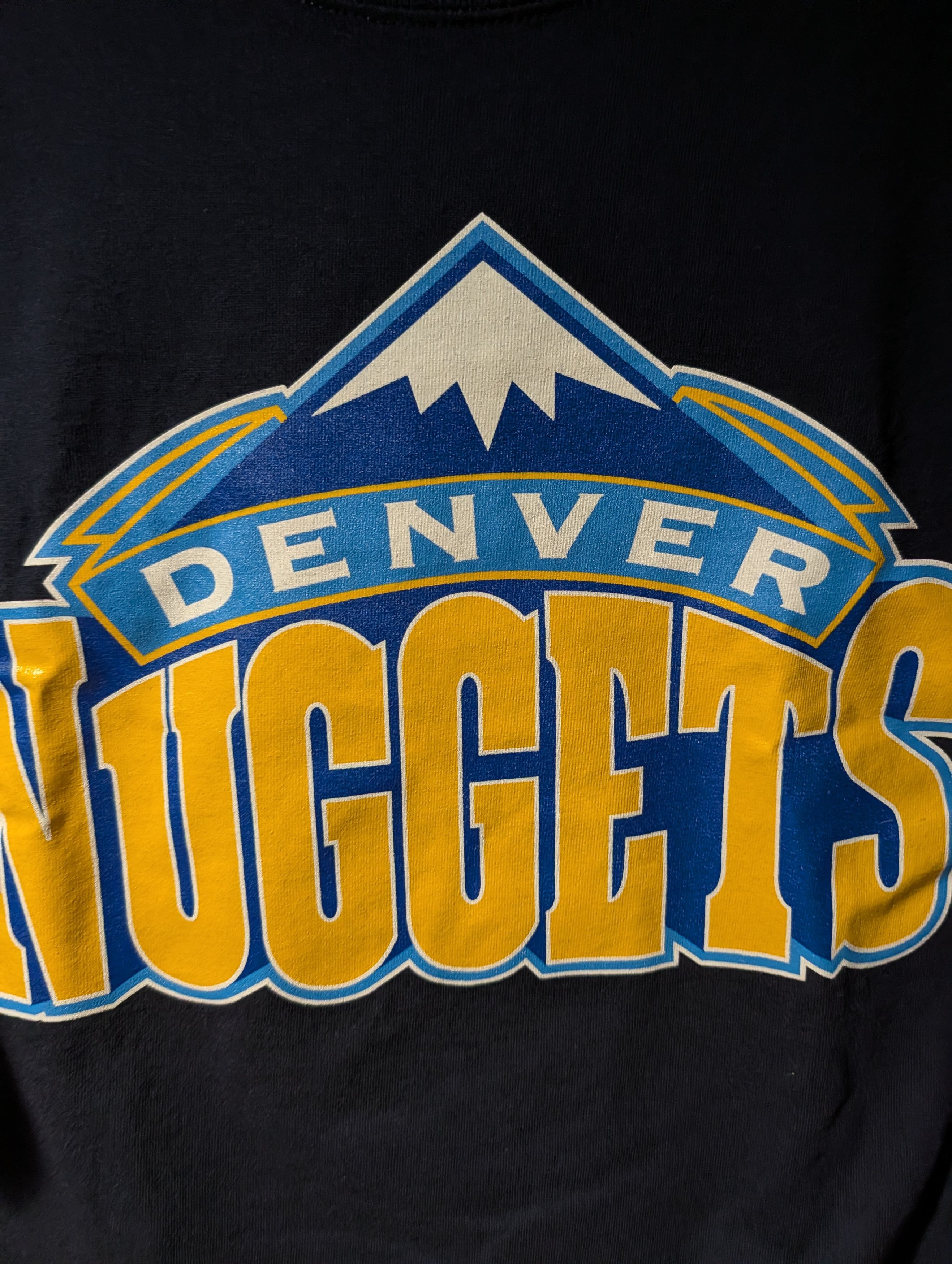 Majestic Vintage Denver Nuggets Allen Iverson #3 T Shirt XL Cropped Size US XL / EU 56 / 4 - 2 Thumbnail