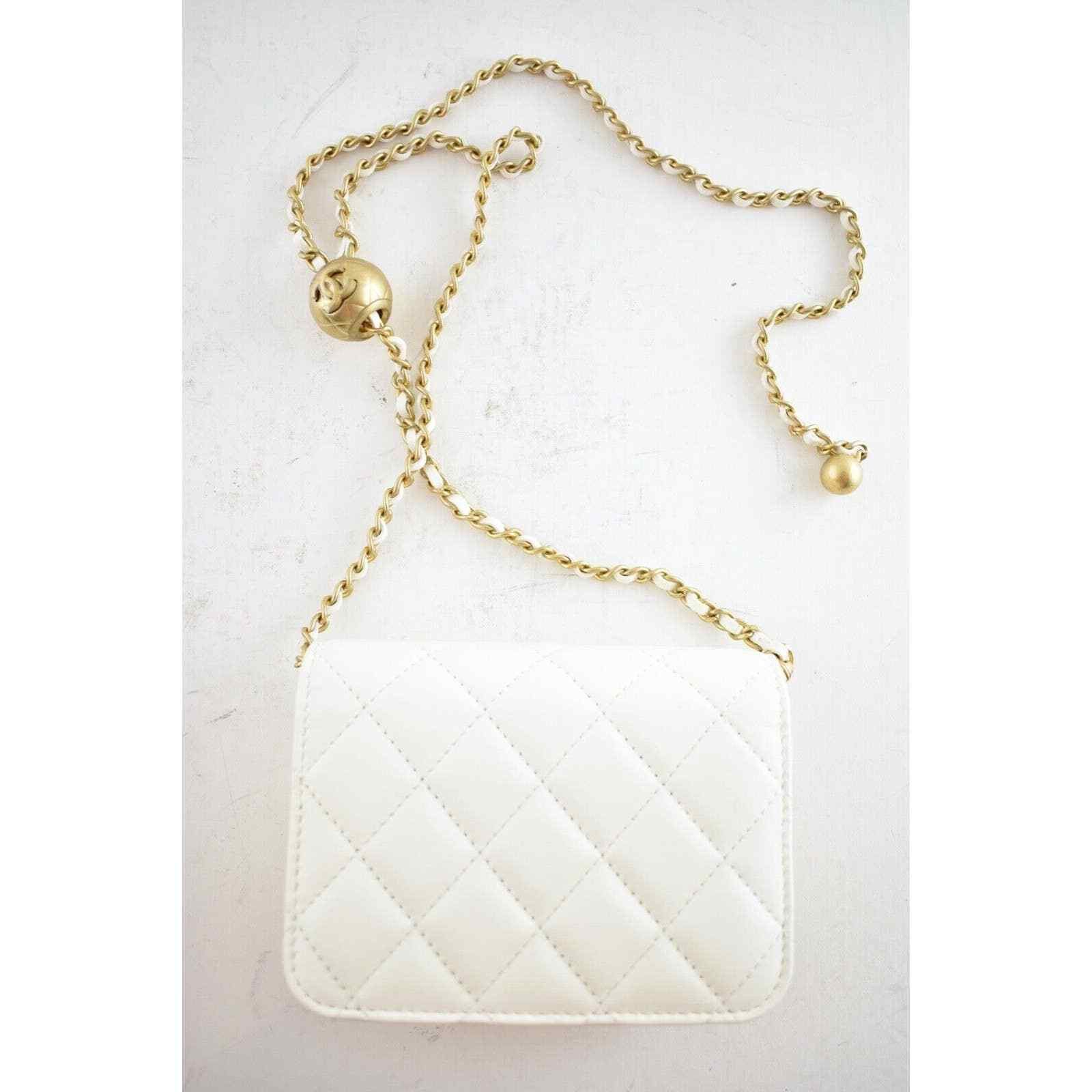Chanel Chanel Clutch Mini Chain Classic Gold Card Belt Waist Bag Size ONE SIZE - 10 Thumbnail
