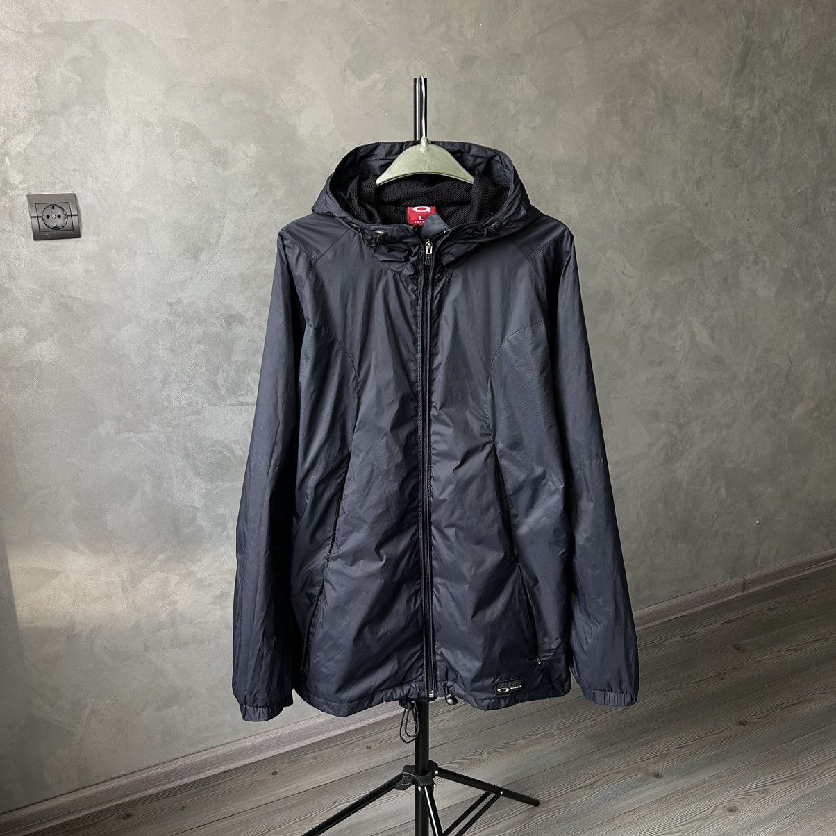 ジャケット・アウター 00s Oakley tech jacket y2k archive Vintage Y2K Oakley Software Windbreaker Jacket Mens XL Black