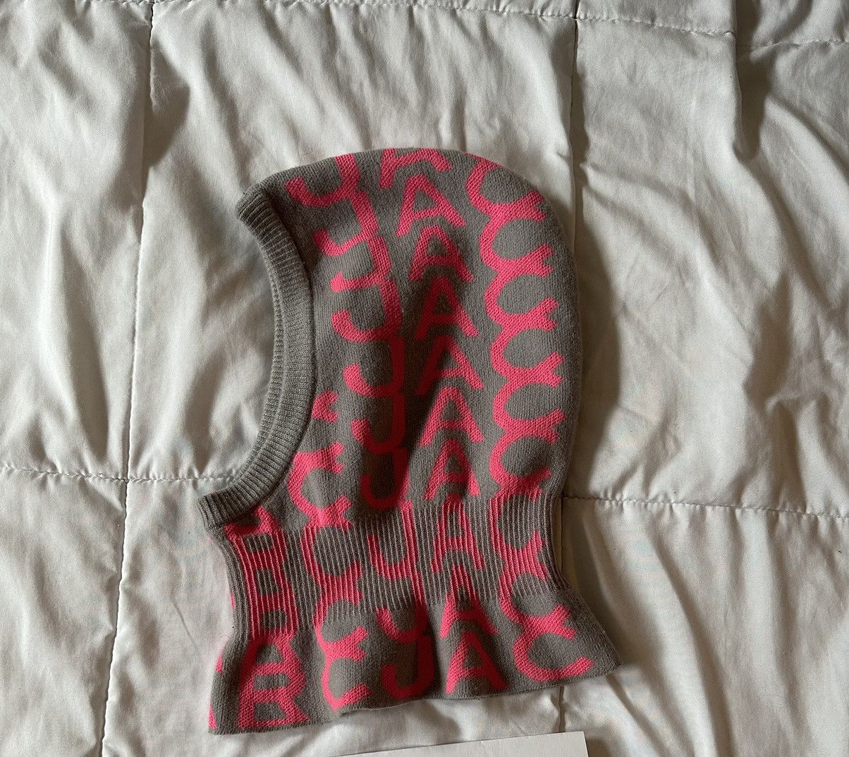 image of Marc Jacobs Balaclava in Grey, Women's