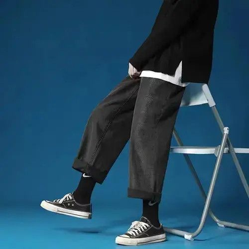 Japanese Brand 20AW Indigo Union Japan Black Denim Bandana Straight Pants Size US 31 - 1 Thumbnail