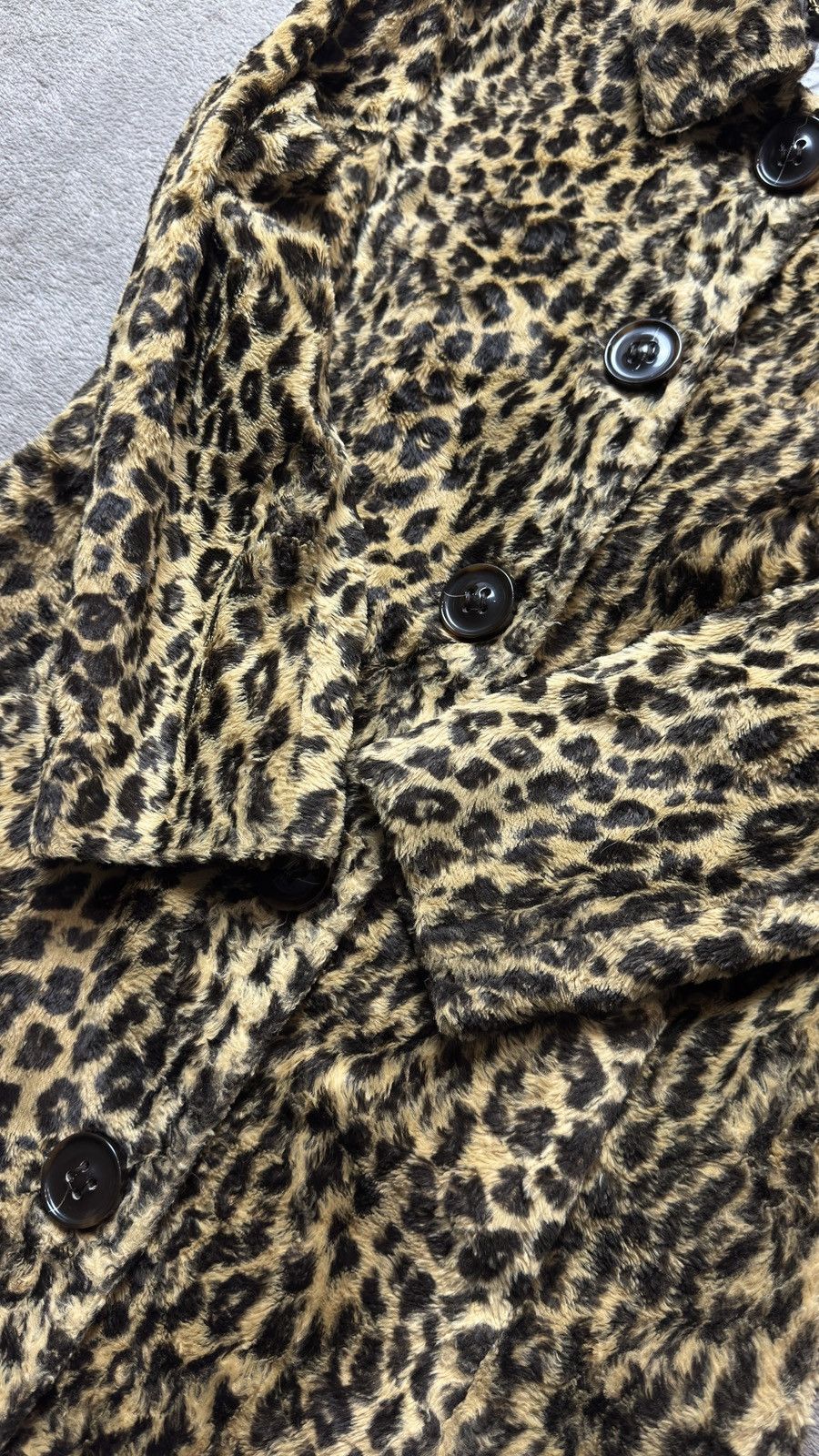 Hysteric Glamour Vintage Leopard Overcoat Jacket IfSixWasNine cdg PPFM Style Size L / US 10 / IT 46 - 4 Thumbnail