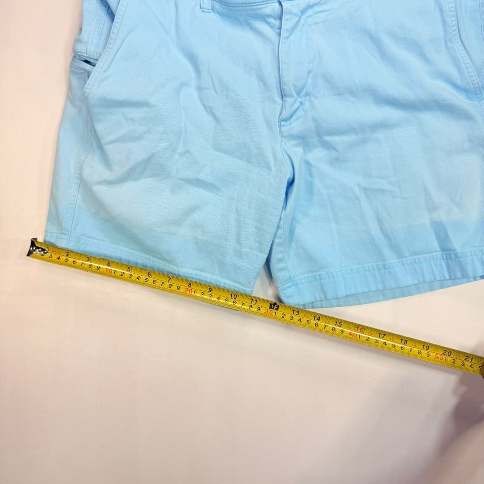 Roundtree & Yorke Light Blue Roundtree & Yorke Chino Golf Shorts 34 Size US 34 / EU 50 - 4 Thumbnail