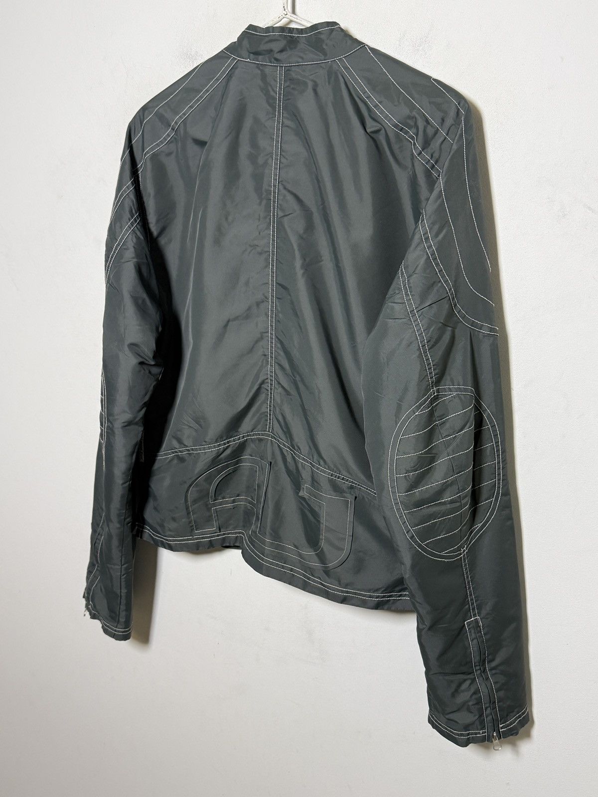 Giorgio Armani Armani Jeans Moto Jacket Size US M / EU 48-50 / 2 - 7 Thumbnail