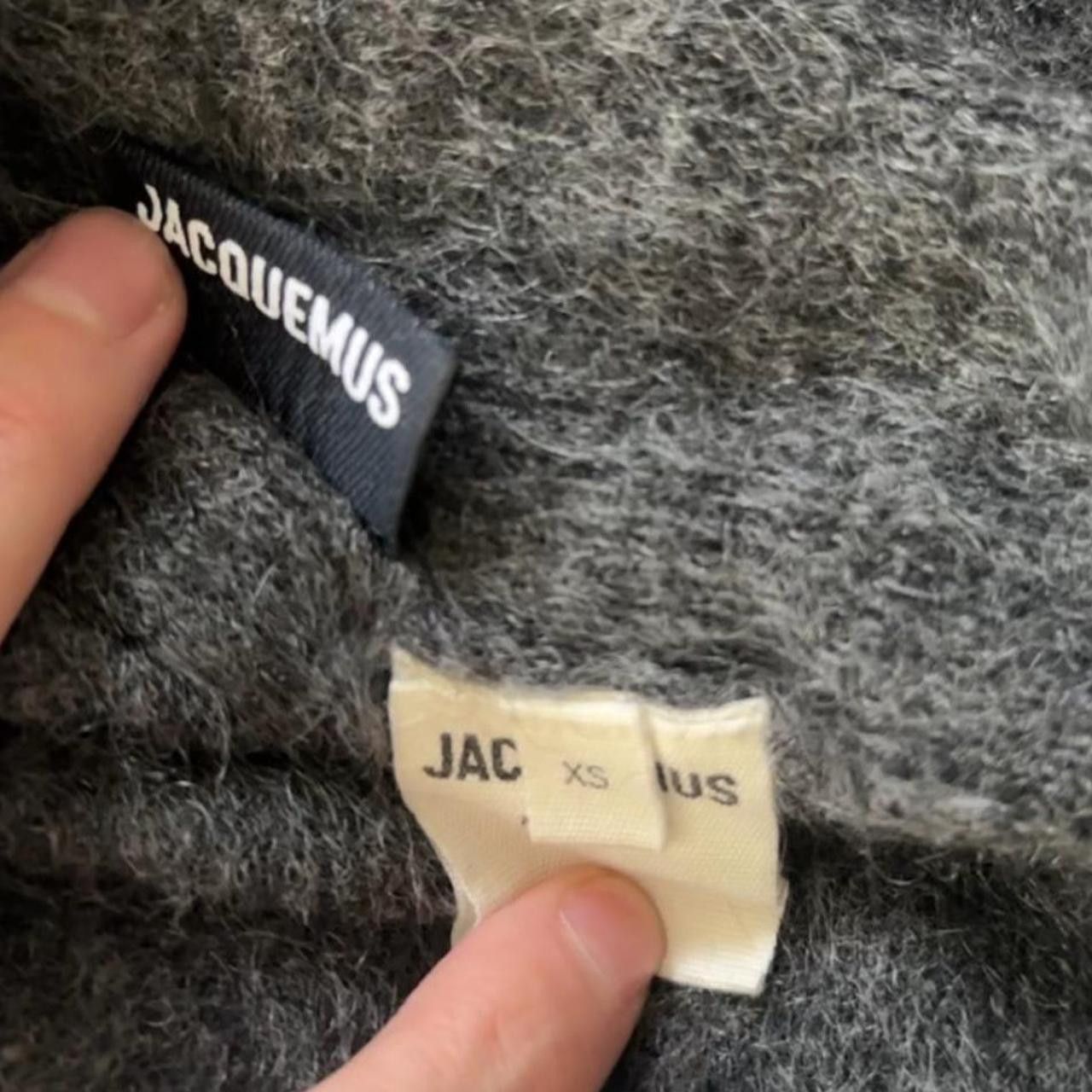 Jacquemus Jacquemus grey mohair t shirt Size US XS / EU 42 / 0 - 6 Thumbnail