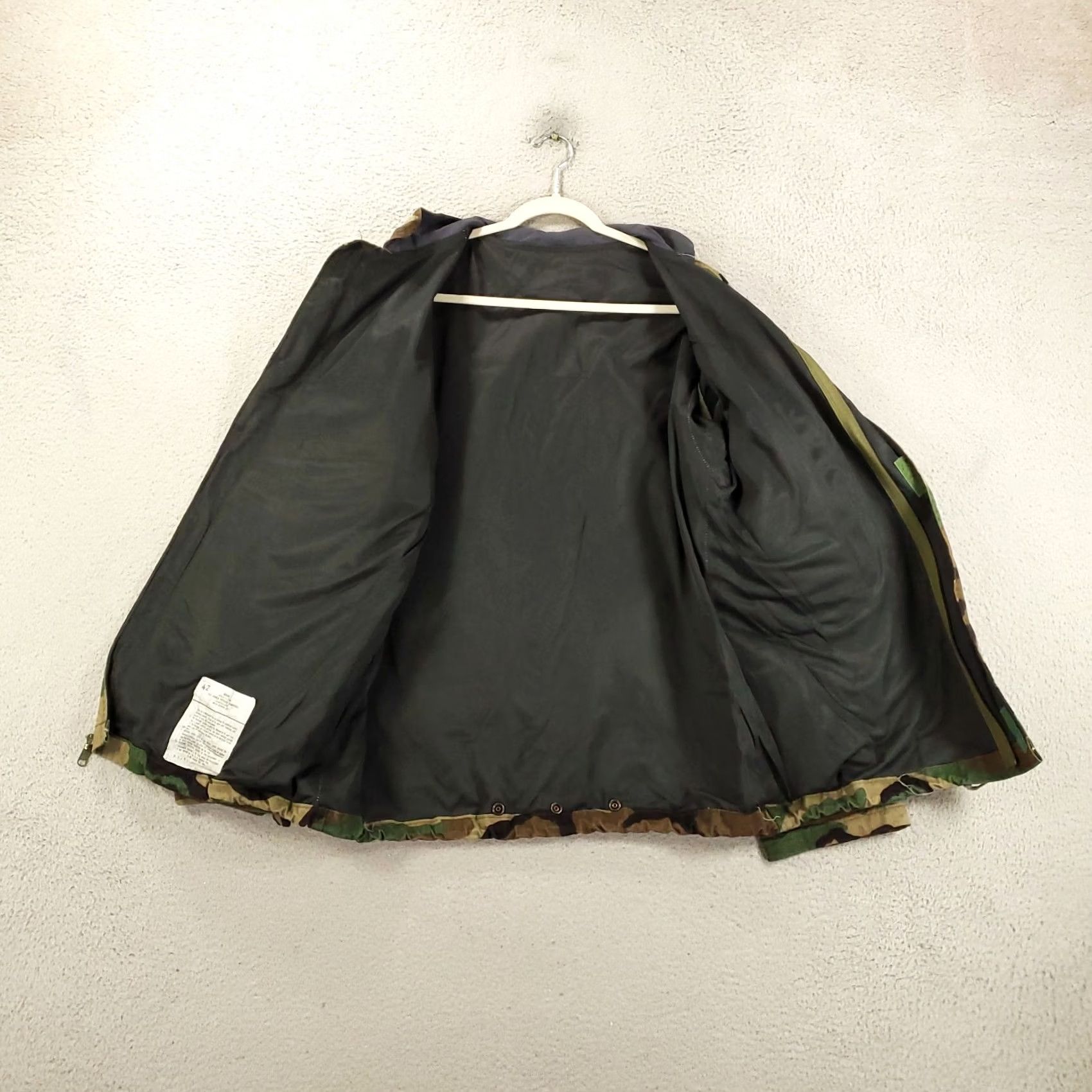 Vintage VINTAGE Military Jacket Adult M Camouflage Army Field Coat 80s Grunge Army Mens Size US M / EU 48-50 / 2 - 2 Thumbnail