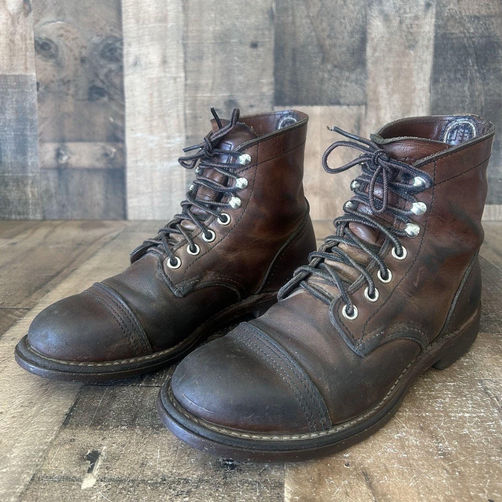 Red Wing Red Wing 8111 Iron Ranger Work Boots Mens 4.5 D Size US 5 / EU 37 - 11 Thumbnail