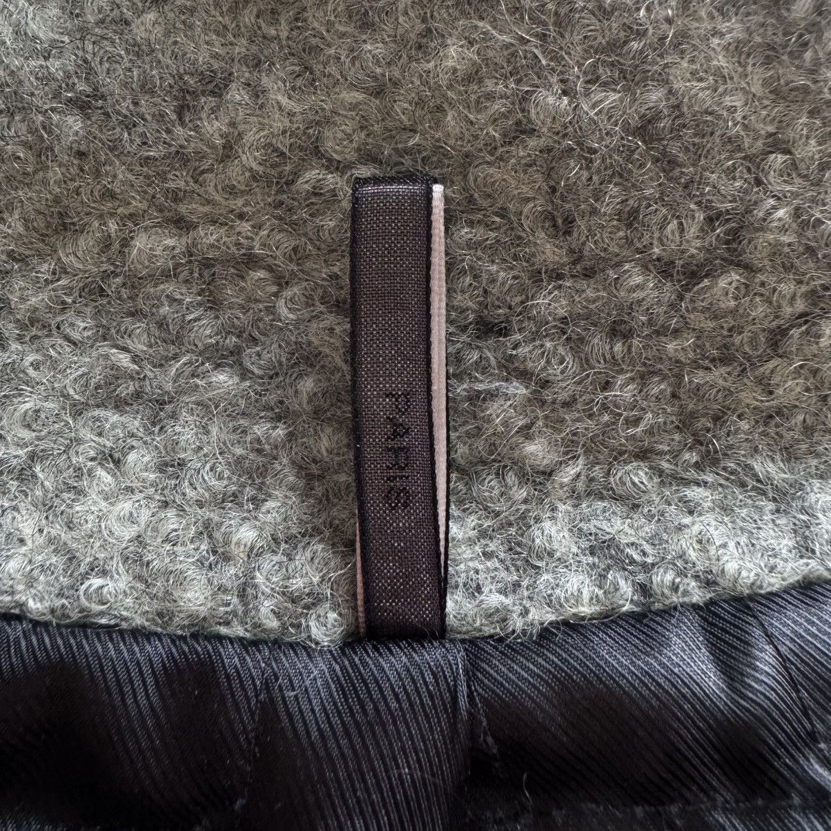 Dior Dior Homme FW2009 Gray Asymmetric Drape Collar Mohair Jacket Size US M / EU 48-50 / 2 - 14 Thumbnail