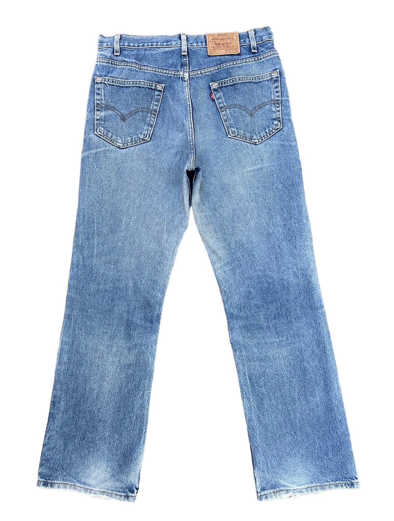 Levi's Vintage 90s Levi’s 517 Sun Fade Denim Bootcut Jeans Size US 35 - 2 Thumbnail