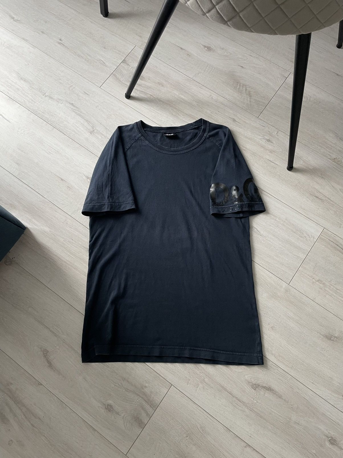 Dolce & Gabbana Vintage Dolce & Gabbana 00’s T-Shirt Y2K Dark Blue RARE Size US M / EU 48-50 / 2 - 1 Thumbnail