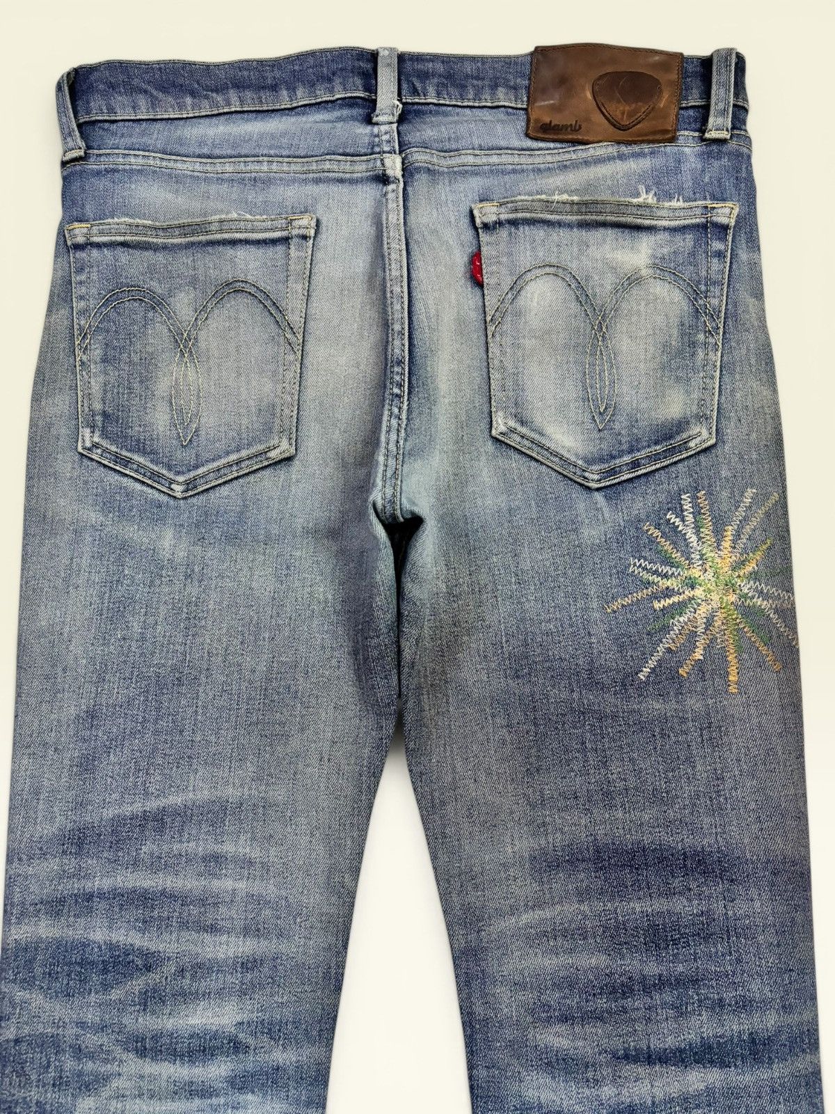 Hysteric Glamour Japan Glamb Sparkler Embroidered Splatter Punk Skinny Jeans Size US 32 / EU 48 - 9 Thumbnail