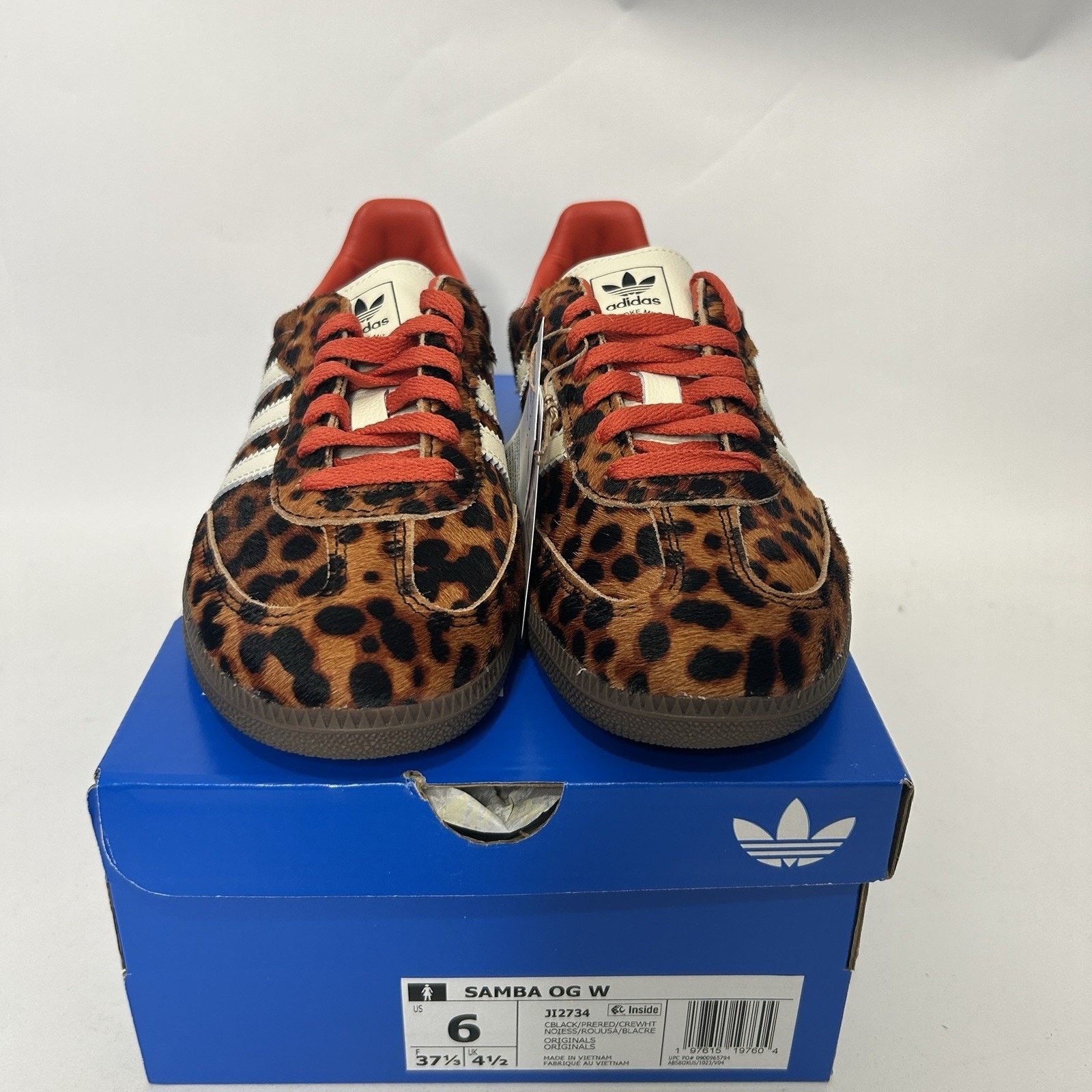 Adidas adidas Samba OG WMNS Leopard - “Preloved Red” JI2734 Size US 6 / IT 36 - 2 Thumbnail