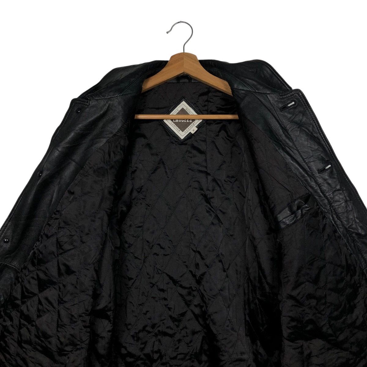 📌Vintage Biker Genuine Leather Jacket Lmogees Multi Pocket