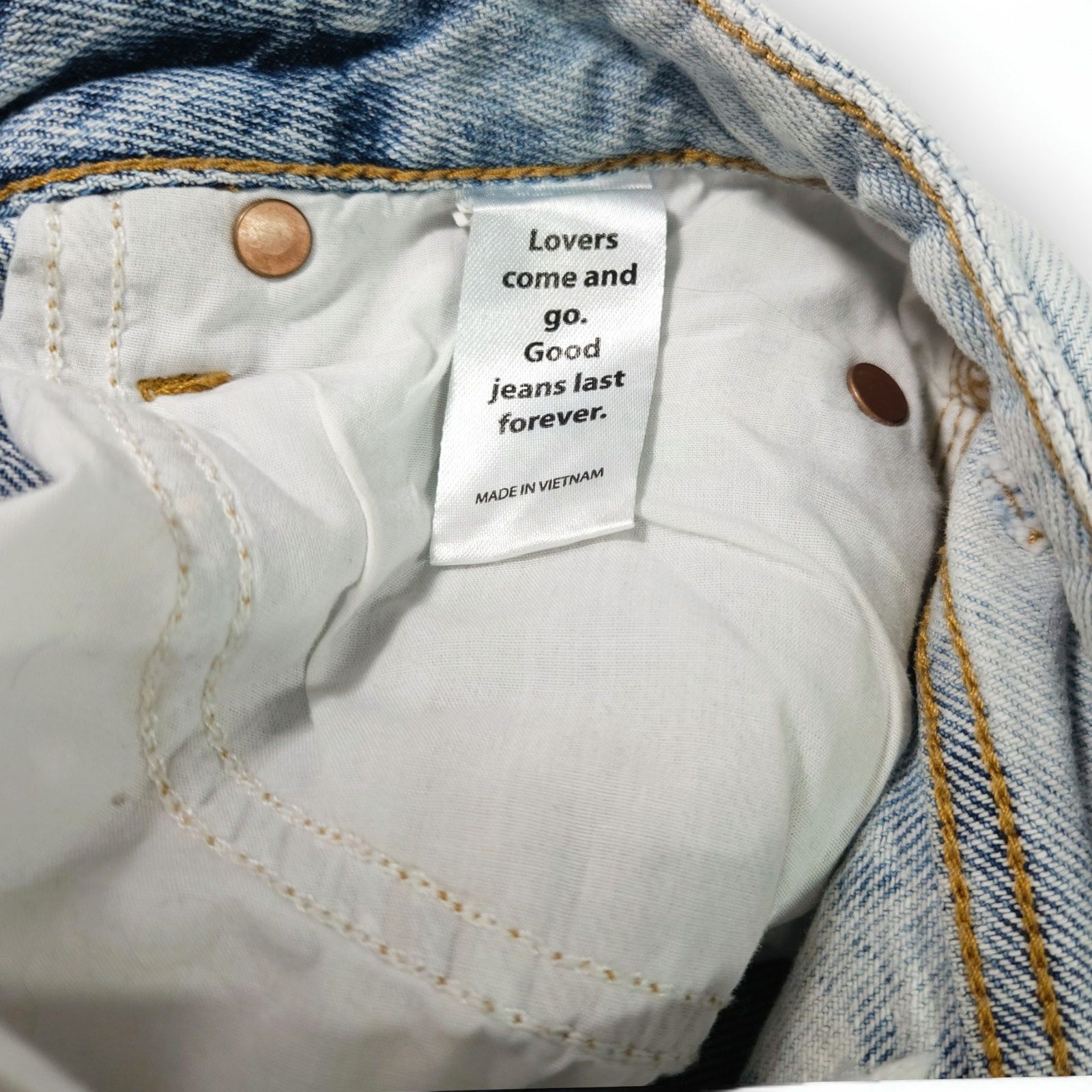 Pacsun Pacsun Tie Dye 90s Boyfriend Jeans Sz 25x32 EUC Y2K Grunge Size 25" / US 0 / IT 36 - 7 Thumbnail