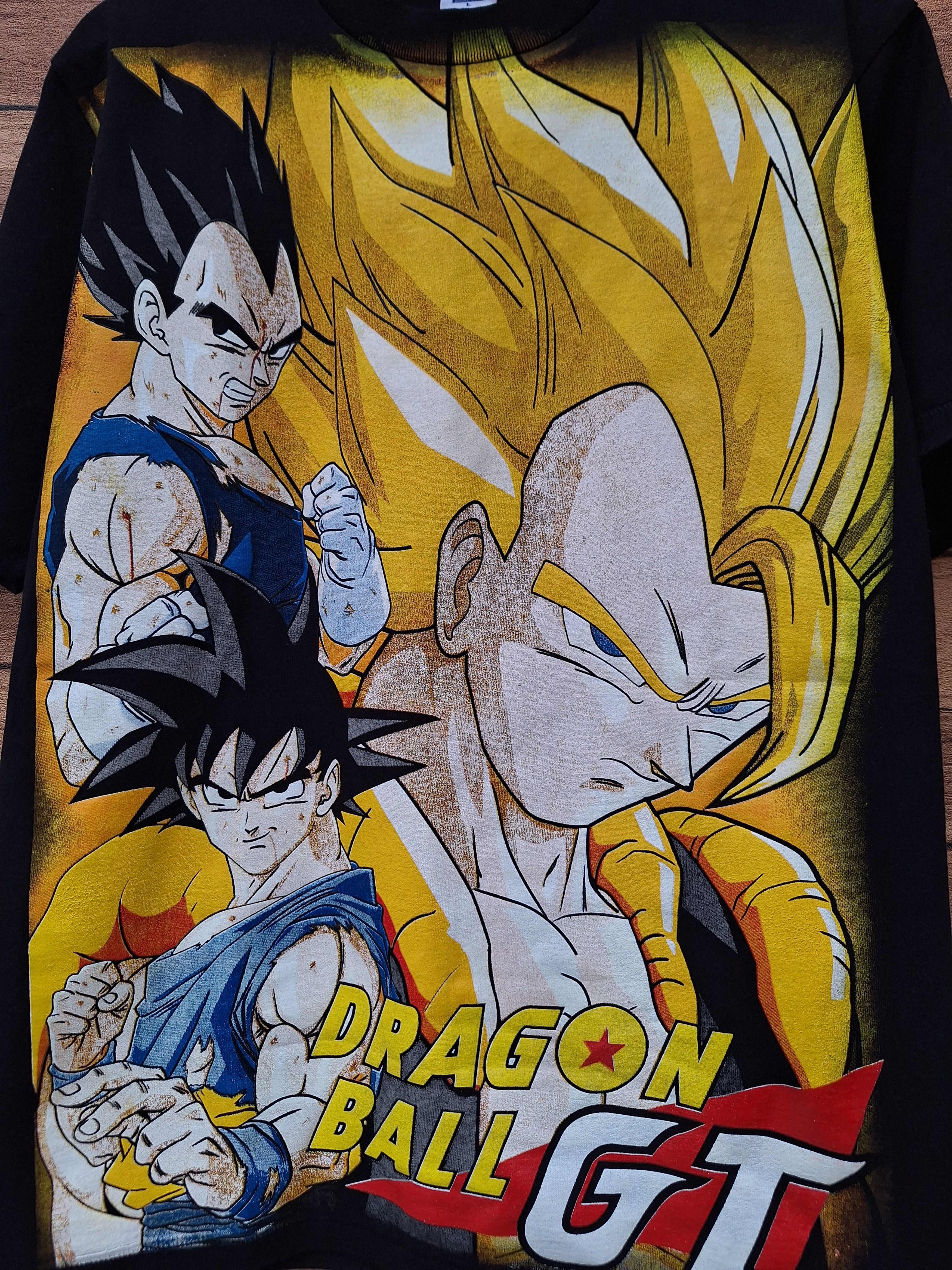 Japanese Brand 🔥RARE🔥 Dragon ball Z GT vegeta goku super saiyan tee akira Size US L / EU 52-54 / 3 - 3 Thumbnail