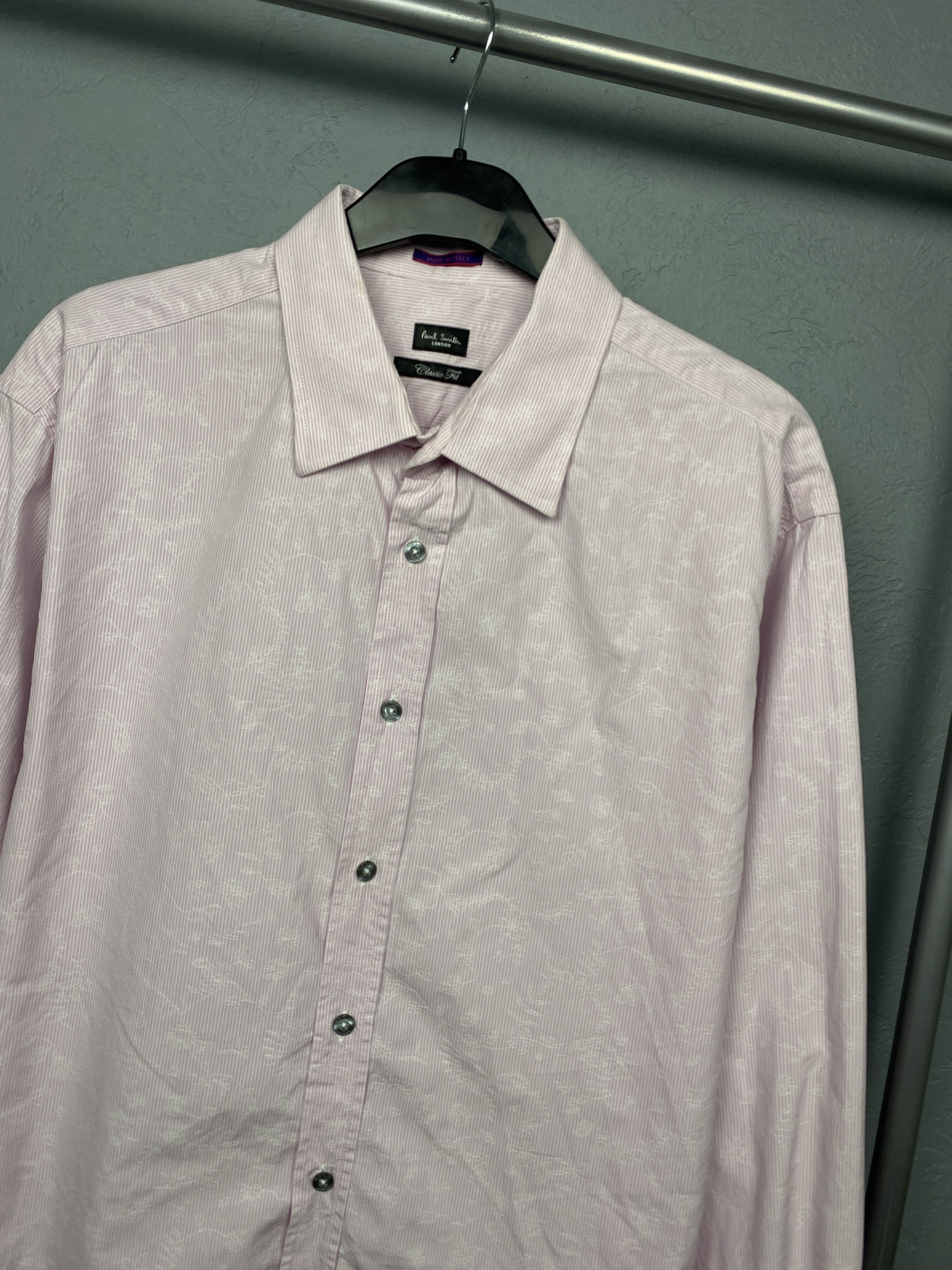 Paul Smith × Vintage Paul Smith London Mens Long Sleeve Shirt Size US XL / EU 56 / 4 - 2 Thumbnail