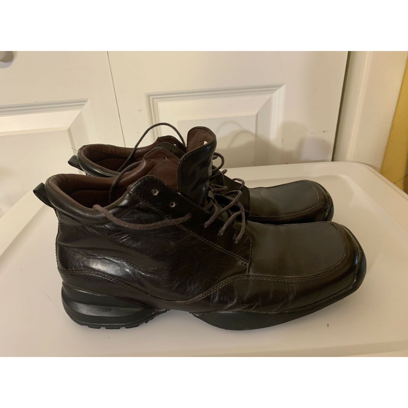 Kenneth Cole Kenneth Cole New York Men’s Sz 8 Square Toe Ankle Boots Blac Size US 8 / EU 41 - 5 Thumbnail