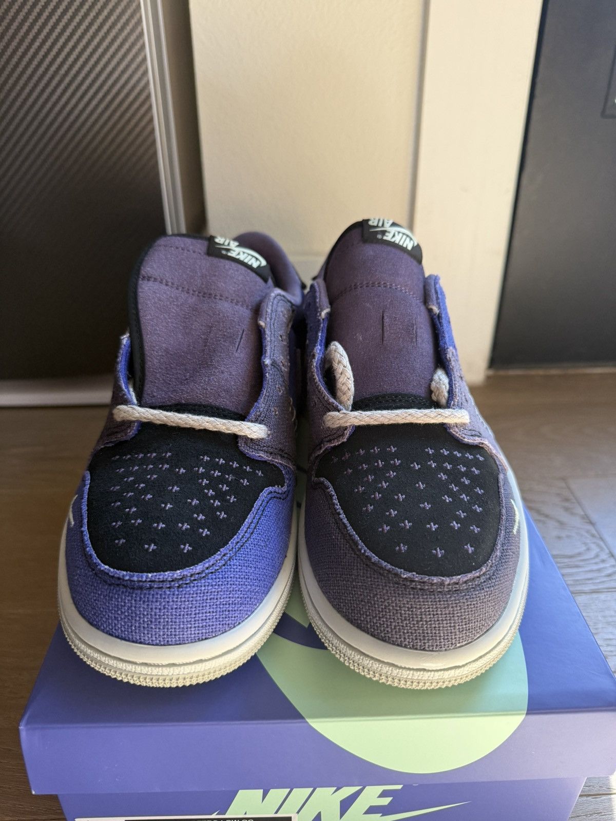 Jordan Brand Zion Williamson x Air Jordan 1 Retro Low OG Voodoo Men's Size US 8.5 / EU 41-42 - 2 Thumbnail