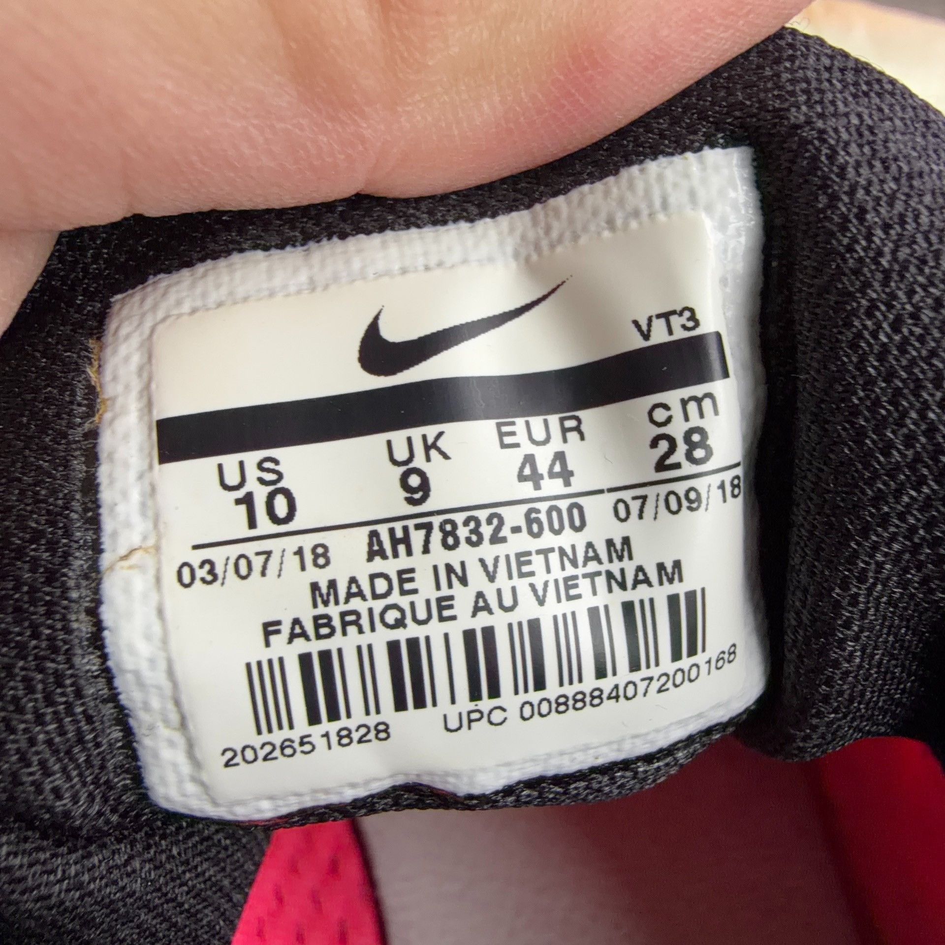 Nike Acronym x Nike Air Presto Mid "Cotton Candy" Size US 10 / EU 43 - 8 Thumbnail