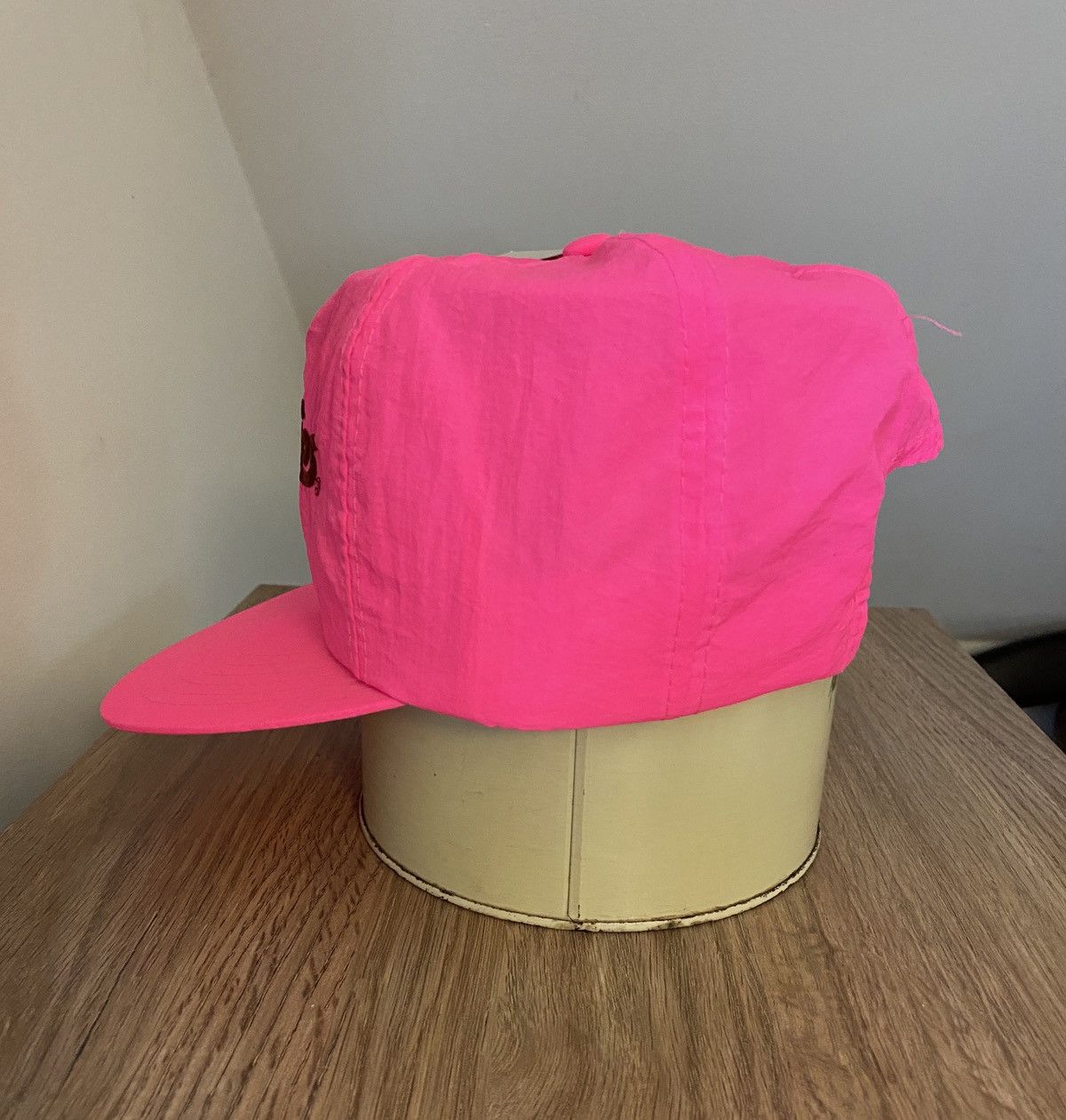 MLB × Vintage Vintage NWT Phillies Hot Pink Nylon Snap Back Hat Cap New Size ONE SIZE - 8 Thumbnail