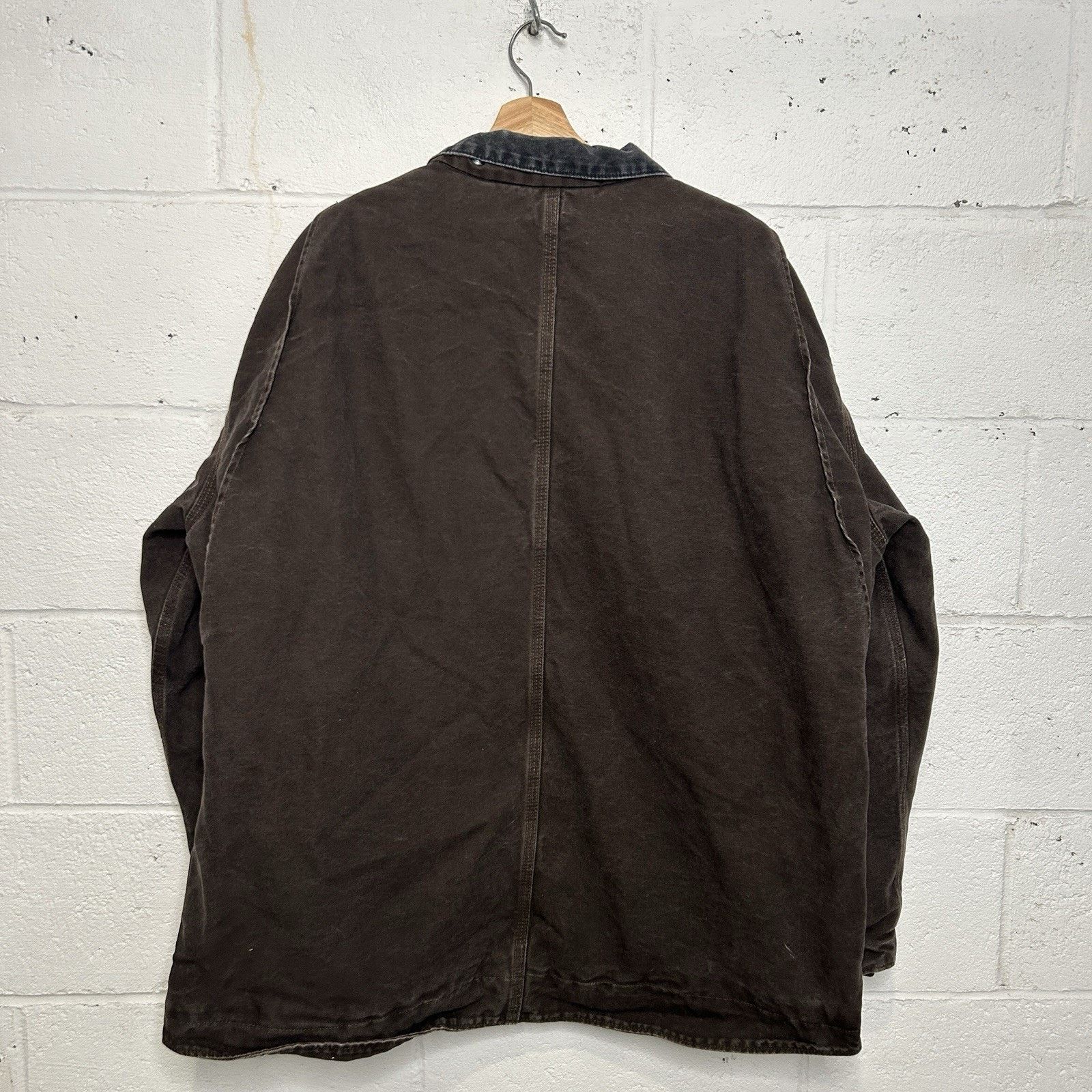 Carhartt Vintage Carhartt Sherpa-Lined Ridge Jacket “Dark Brown” C61 Size US XL / EU 56 / 4 - 2 Thumbnail