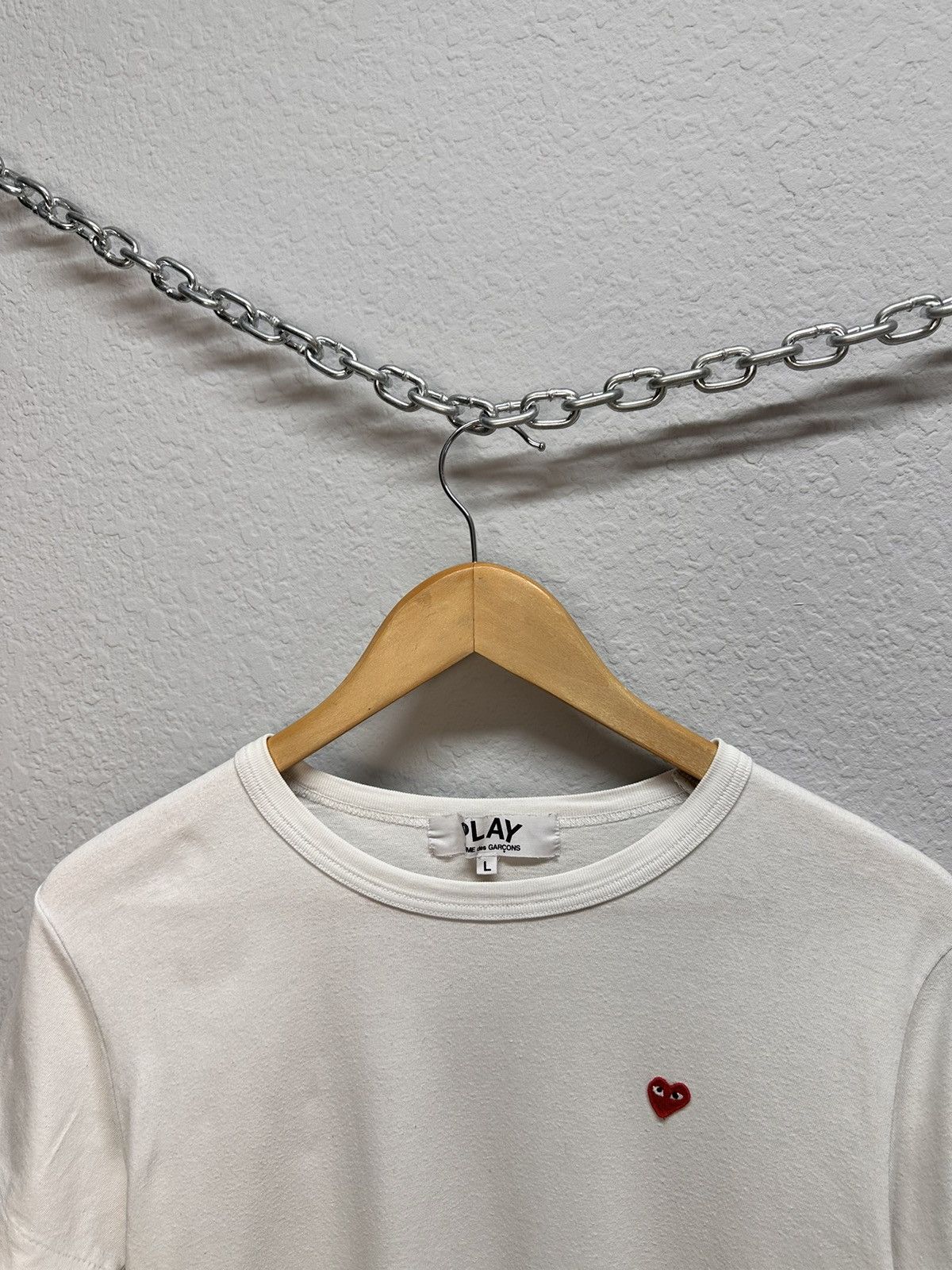 Comme des Garcons × Designer × Japanese Brand Comme Des Garcons Green Love Logo Tee Japan 🇯🇵 Size L / US 10 / IT 46 - 2 Thumbnail