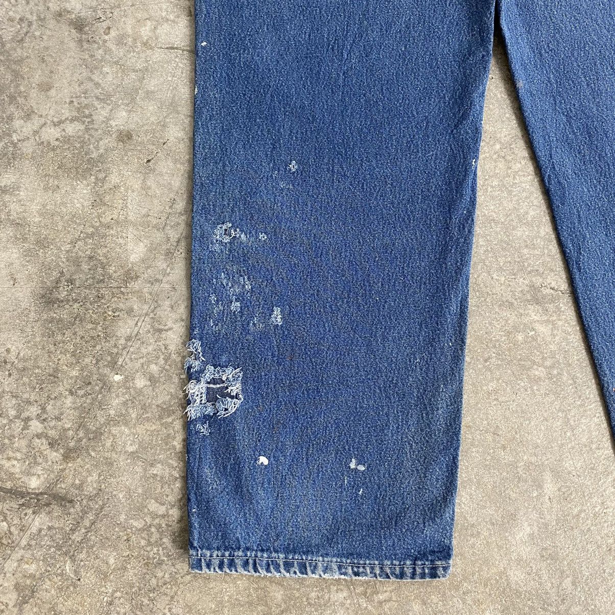 Carhartt Vintage Carhartt Splatter Ripped Carpenter Work Pants Size US 34 / EU 50 - 20 Thumbnail