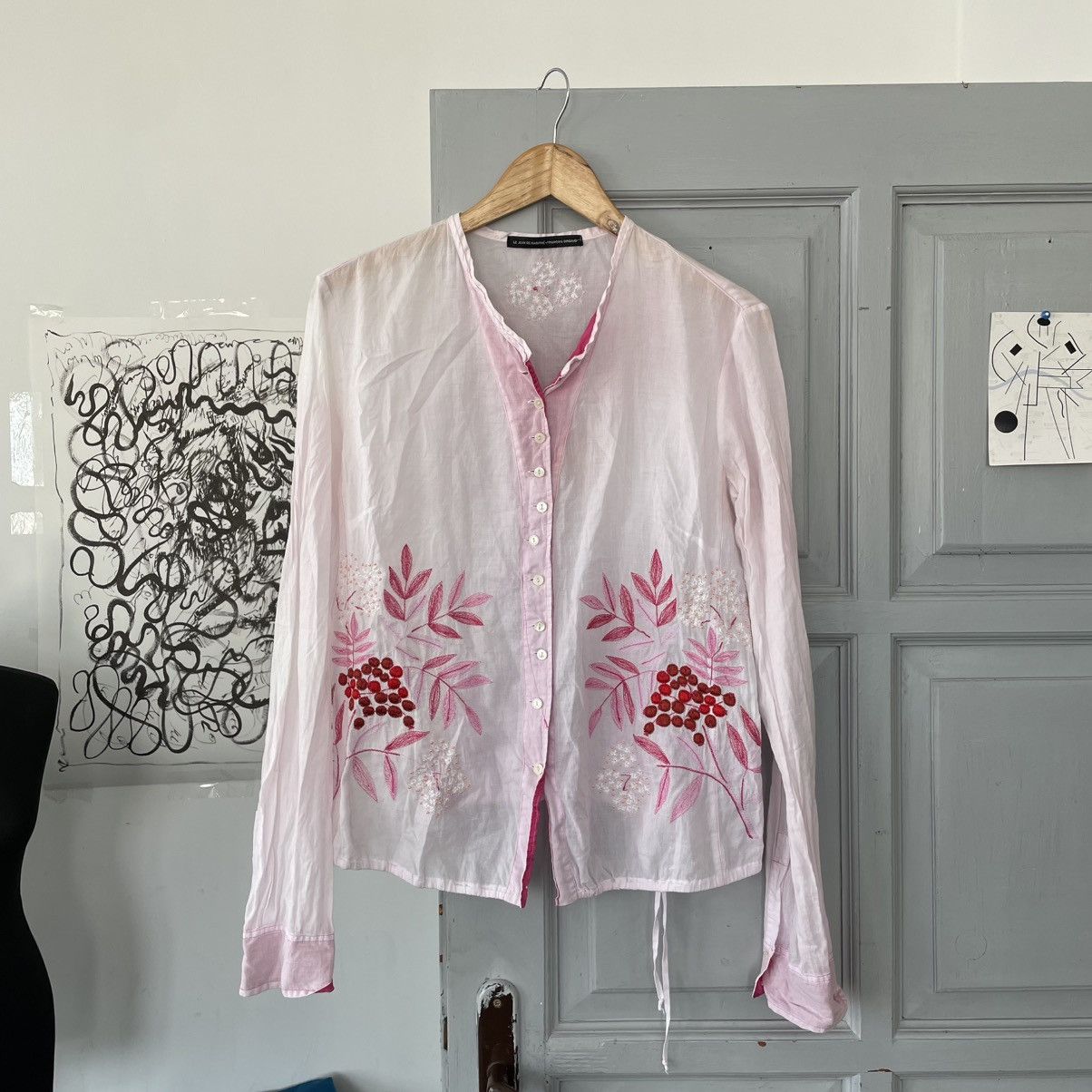 Marithe + Francois Girbaud × Vintage Vintage Le Jean De Marithe Francois Girbaut Blouses Size M / US 6-8 / IT 42-44 - 1 Thumbnail