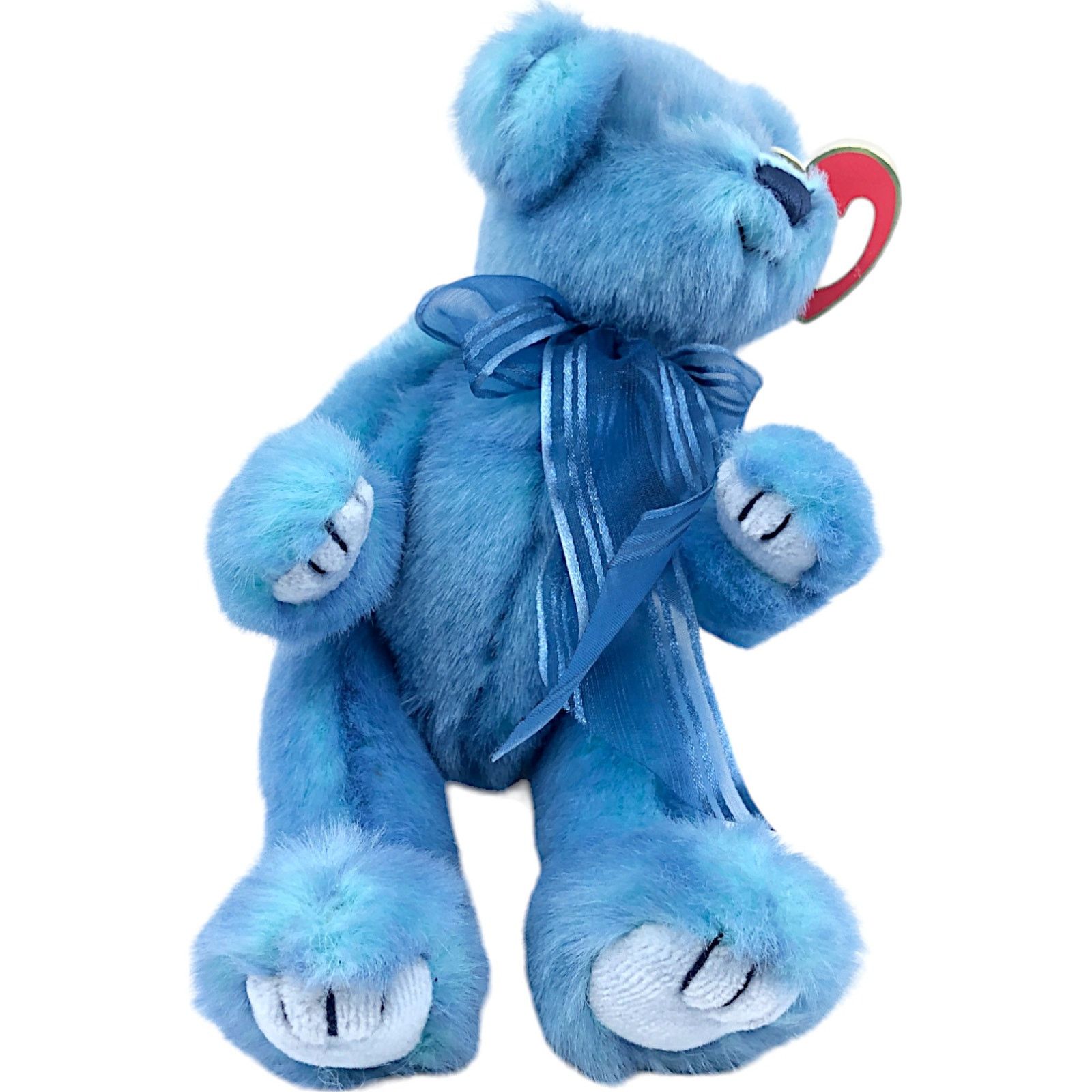 Other TY Azure the Bear 1993 Blue Plush Teddy Bear w/ Tags Size ONE SIZE - 3 Thumbnail
