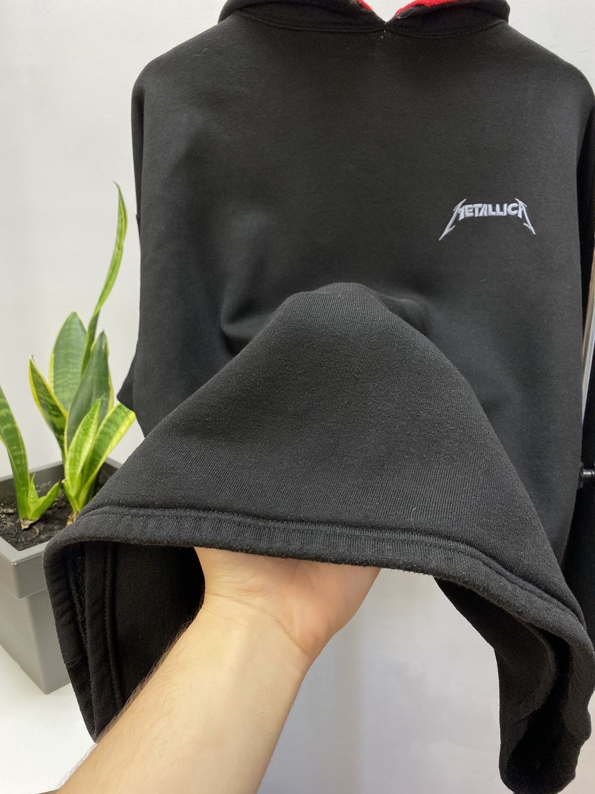 Band Tees × Metallica × Vintage Vintage 90s Metallica Nowhere Else To Roam Tour Hoodie Size US XL / EU 56 / 4 - 7 Thumbnail