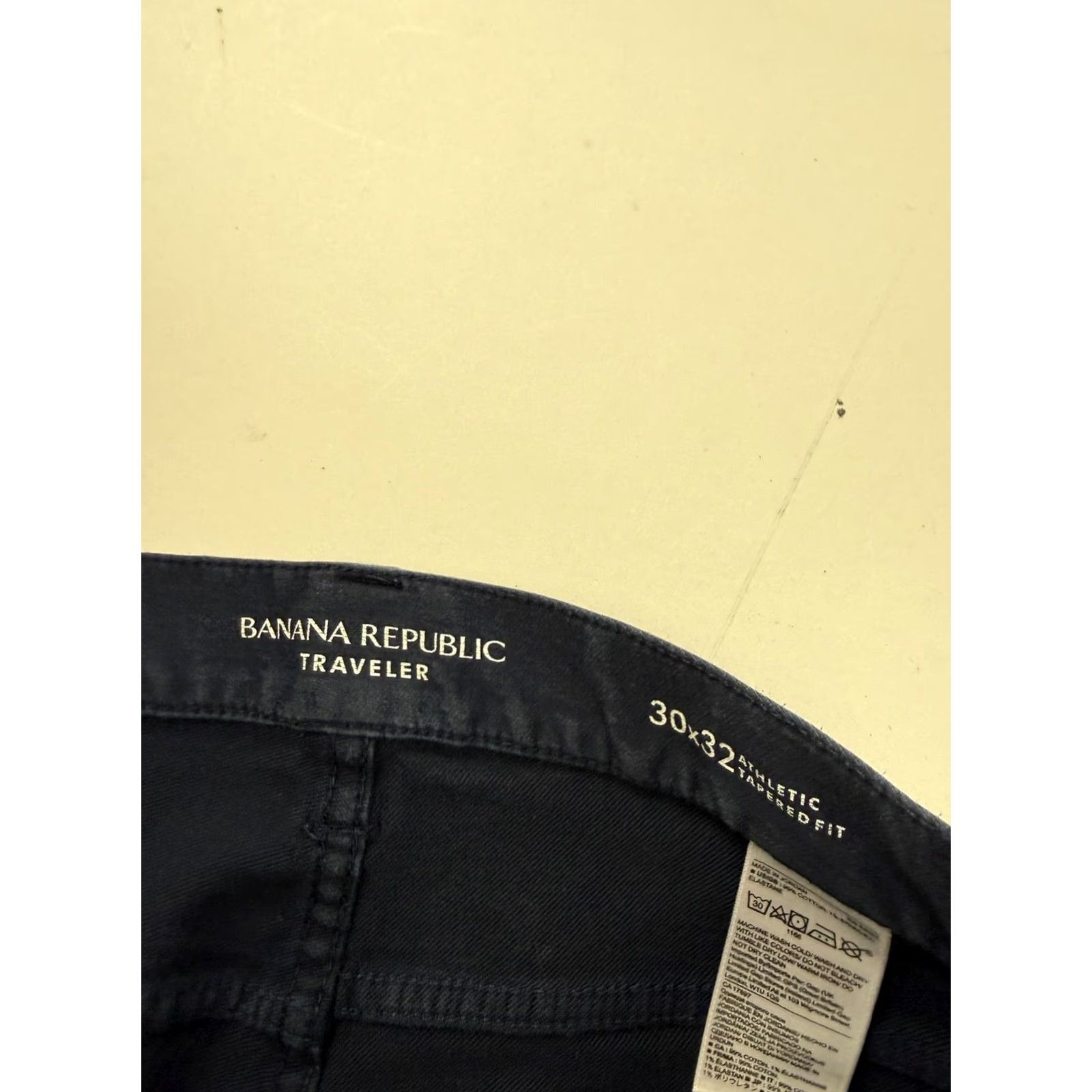 Banana Republic Banana Republic Traveler Jeans Mens 30x30 Blue Athletic Tapered Stretch Denim Size US 30 / EU 46 - 6 Thumbnail