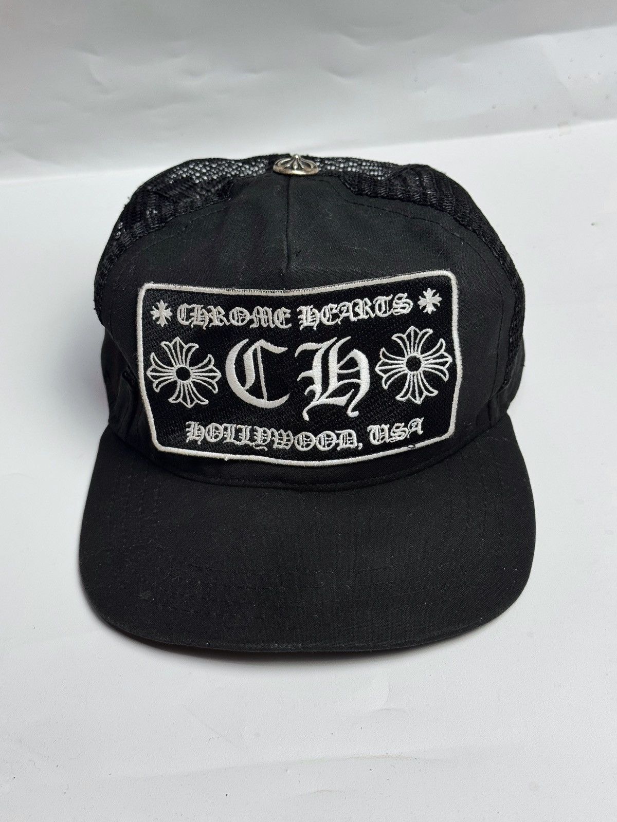 Chrome Hearts Chrome Hearts Trucker Hat Black Size ONE SIZE - 1 Thumbnail