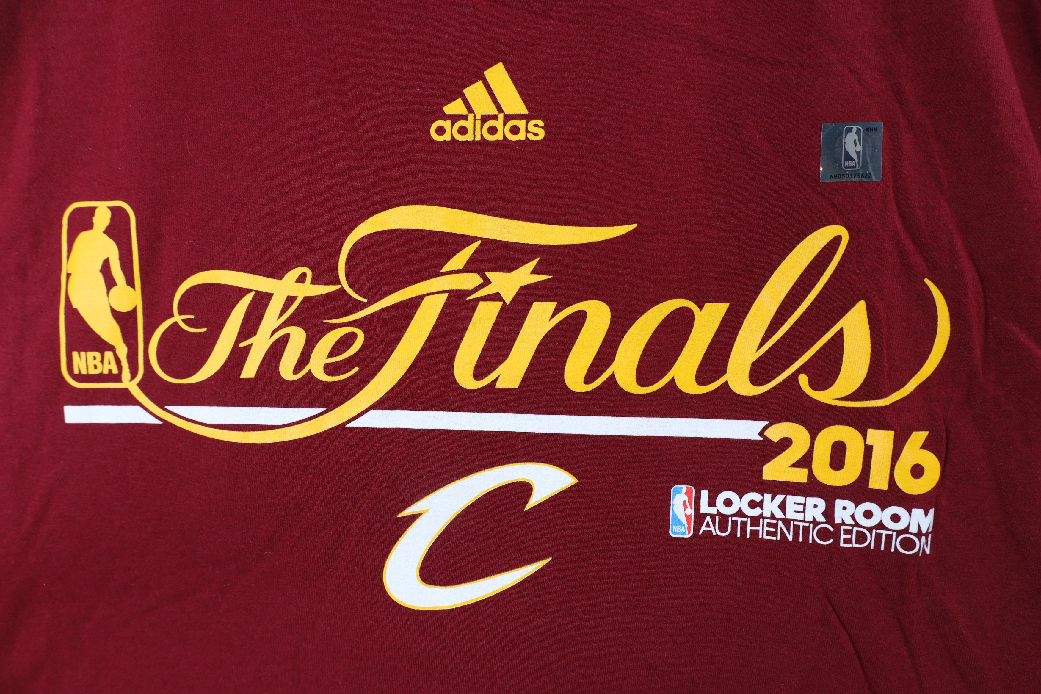 Adidas × Vintage NOS Adidas Locker Room Edition Cleveland Cavaliers T-Shirt Size US L / EU 52-54 / 3 - 4 Thumbnail